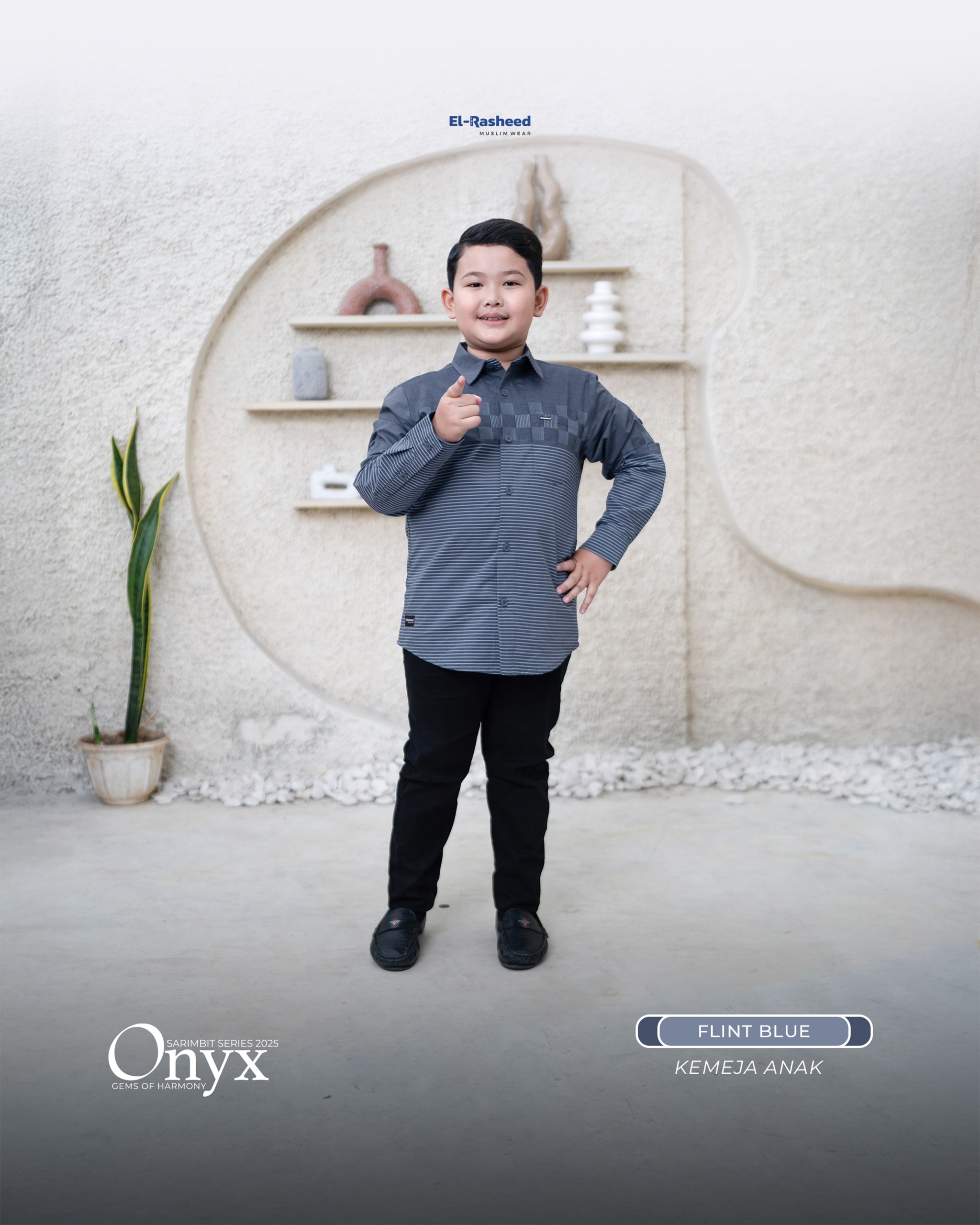 ONYX KEMEJA KIDS LONG SLEEVE GRADE B
