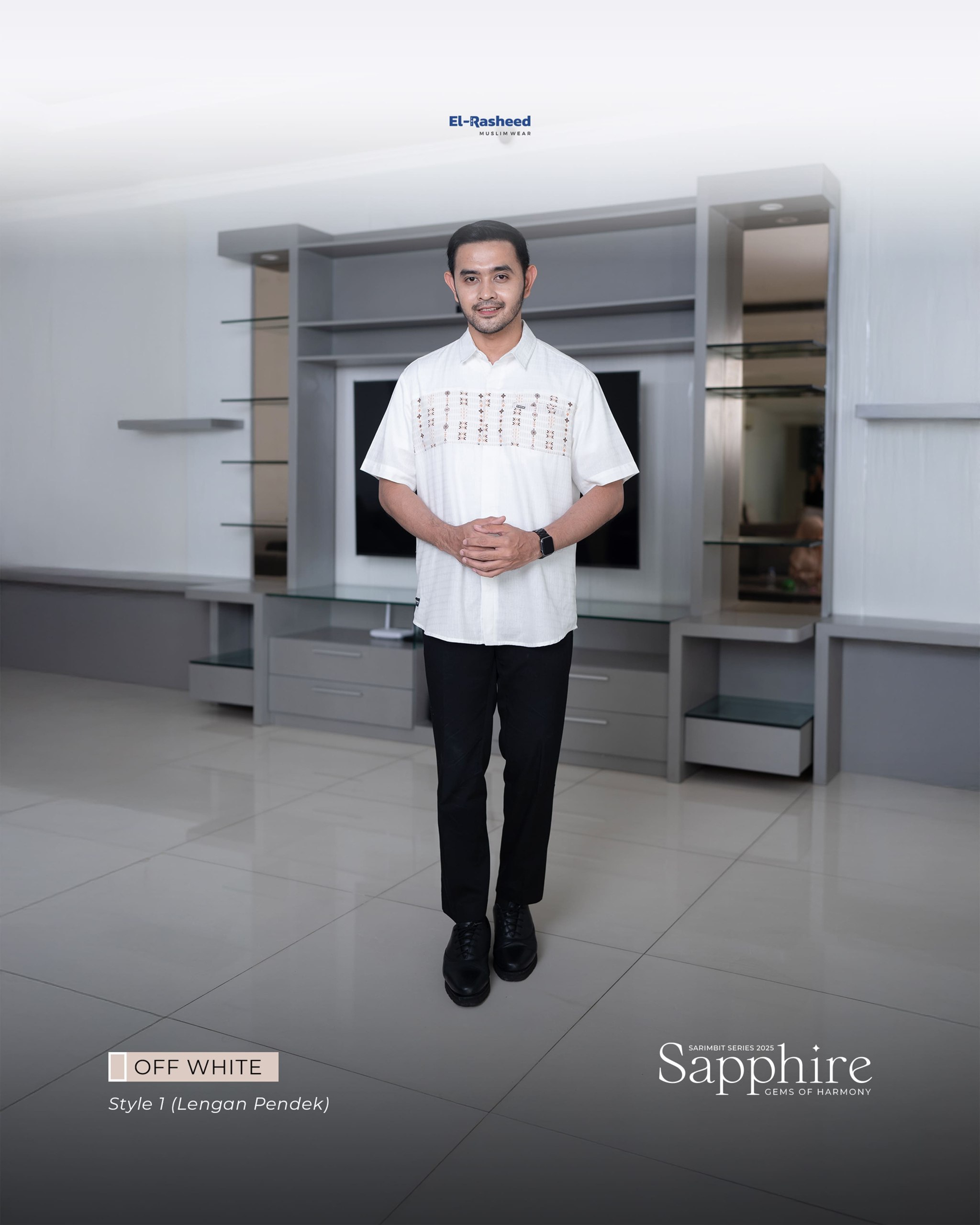 SAPPHIRE KEMEJA SHORT SLEEVE GRADE B