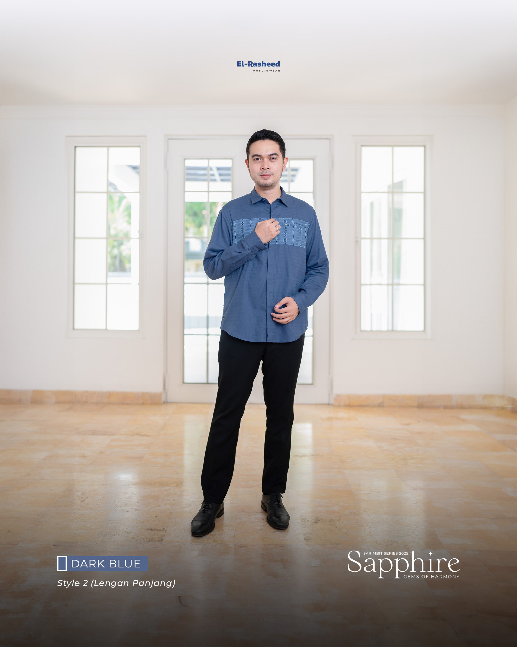 SAPPHIRE KEMEJA LONG SLEEVE GRADE B
