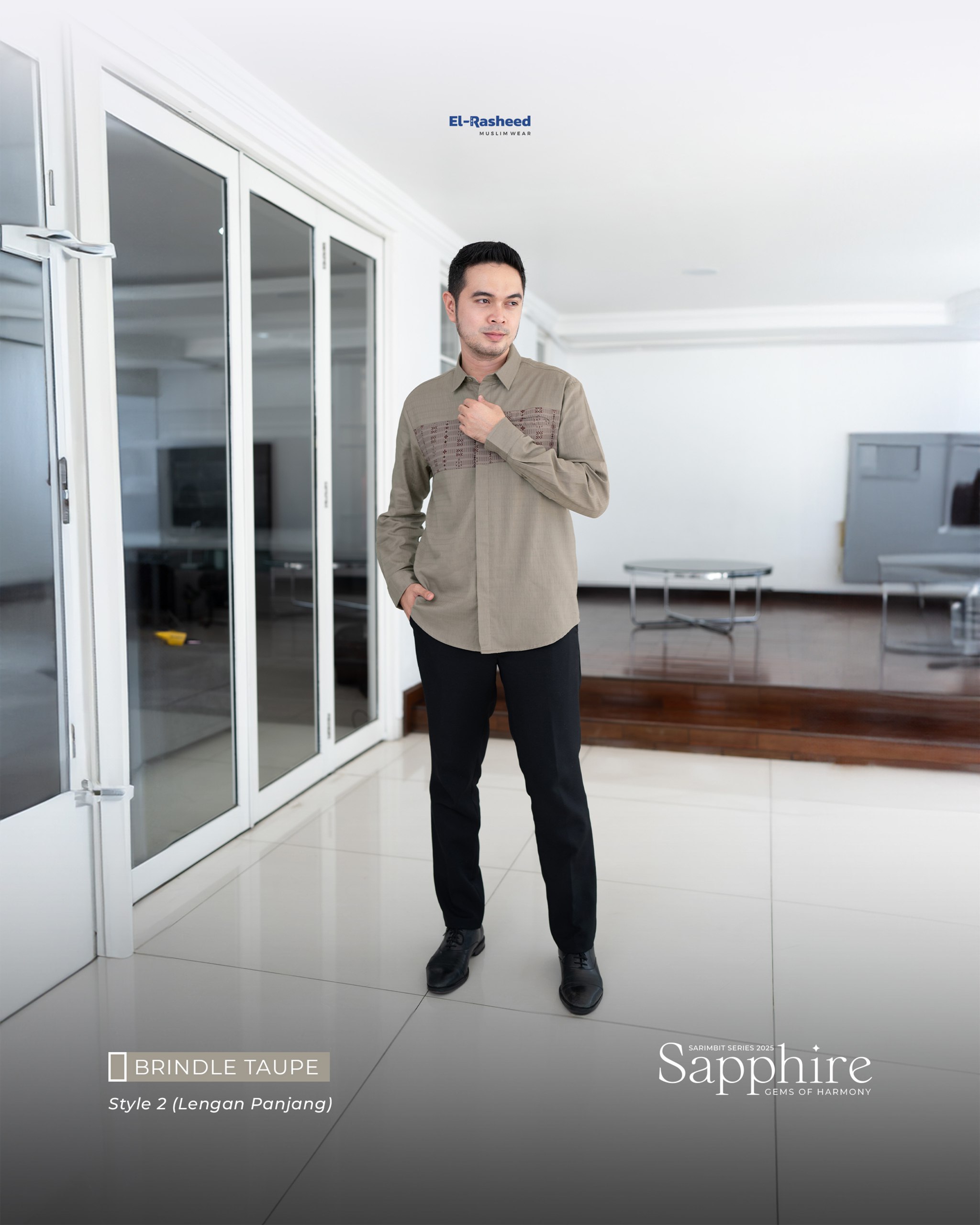SAPPHIRE KEMEJA LONG SLEEVE GRADE B