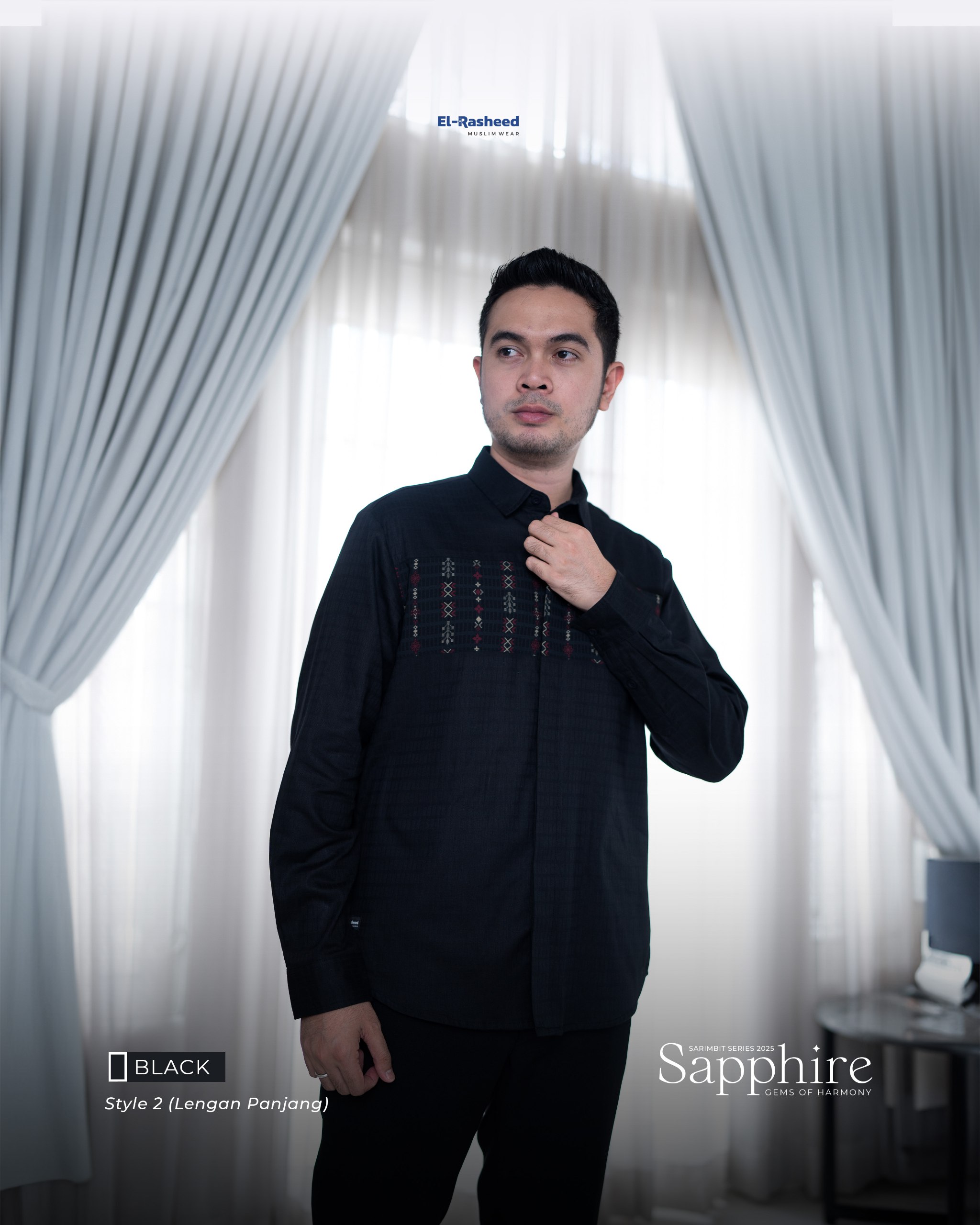 SAPPHIRE KEMEJA LONG SLEEVE GRADE B