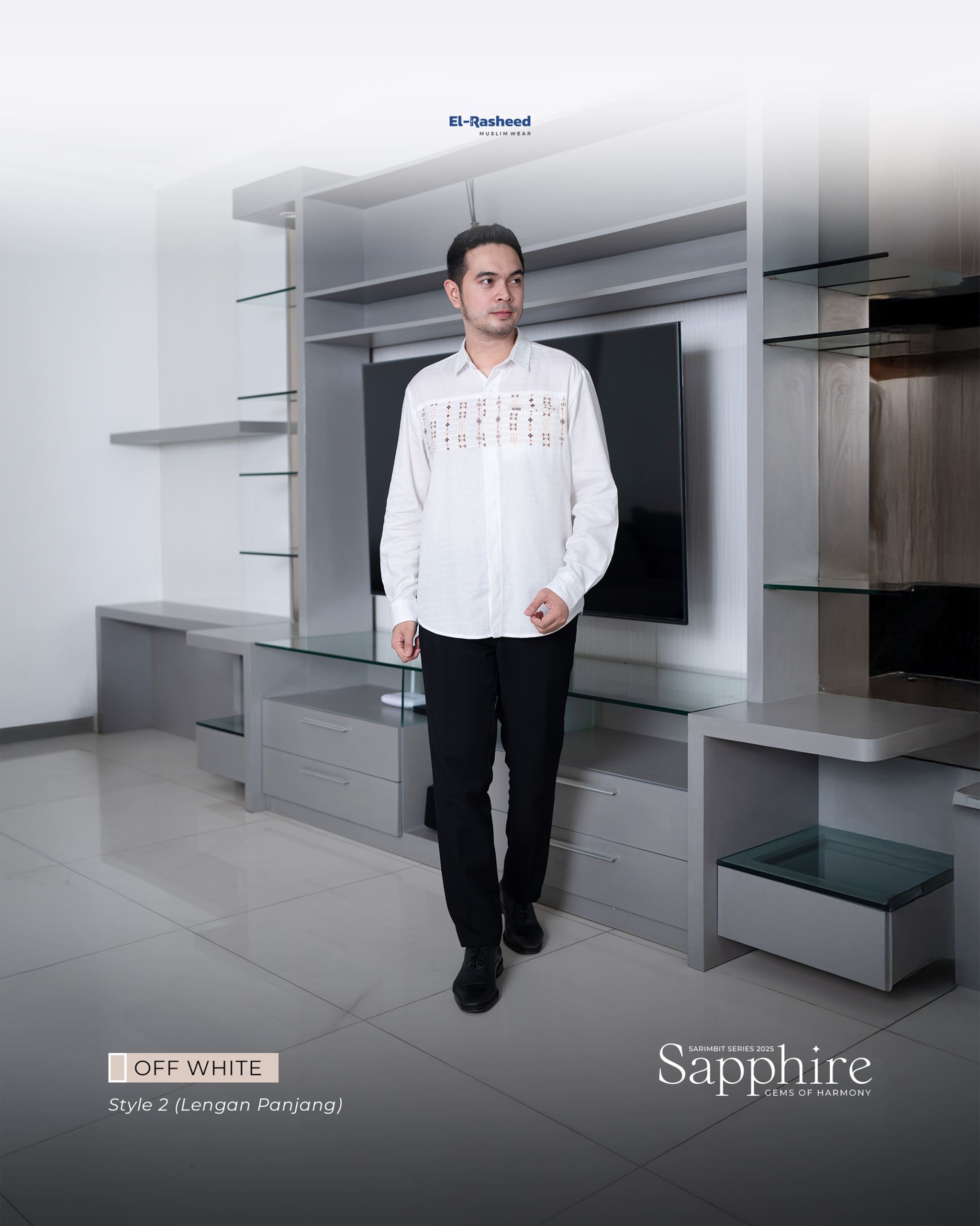 SAPPHIRE KEMEJA LONG SLEEVE GRADE B