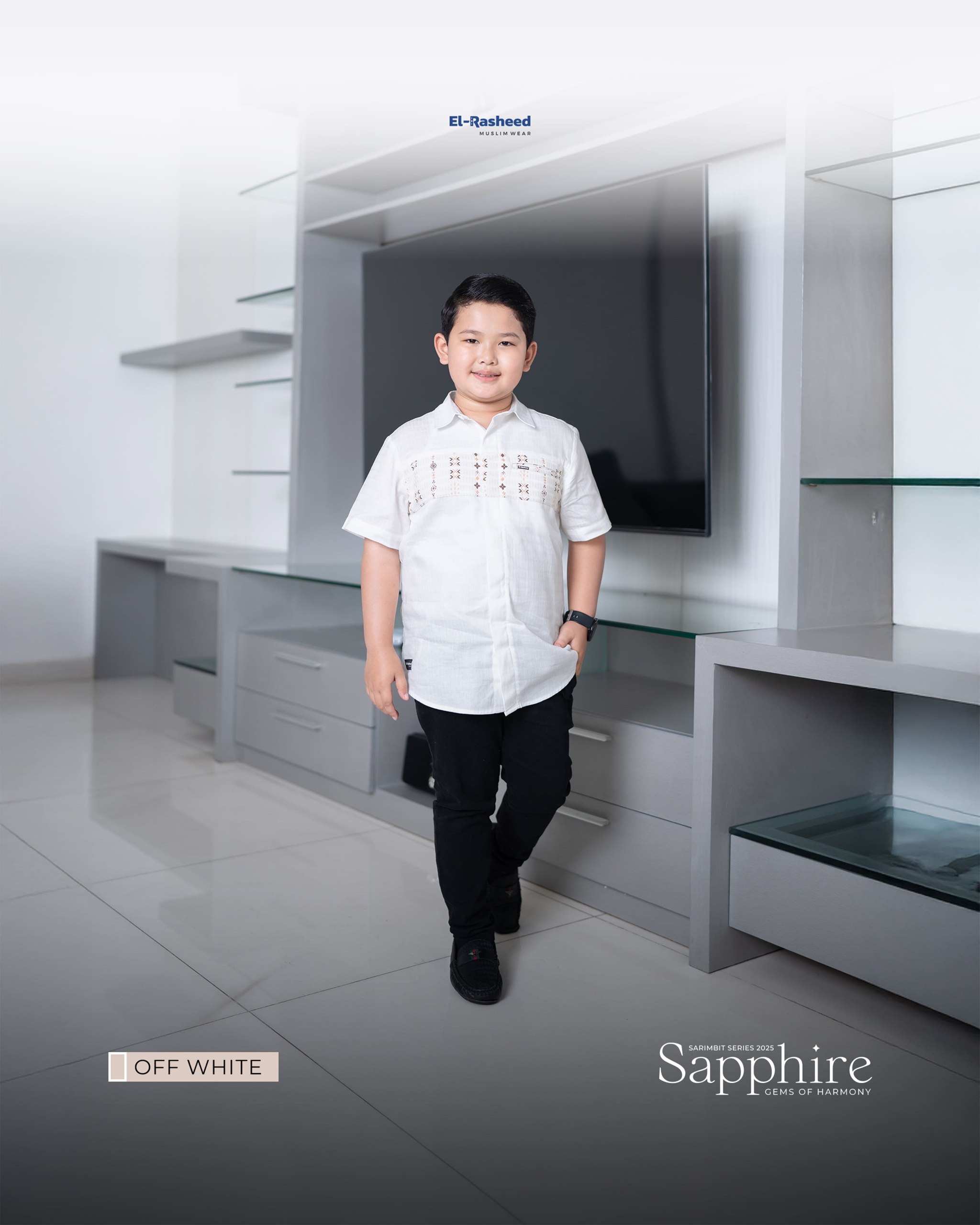 SAPPHIRE KEMEJA KIDS GRADE B