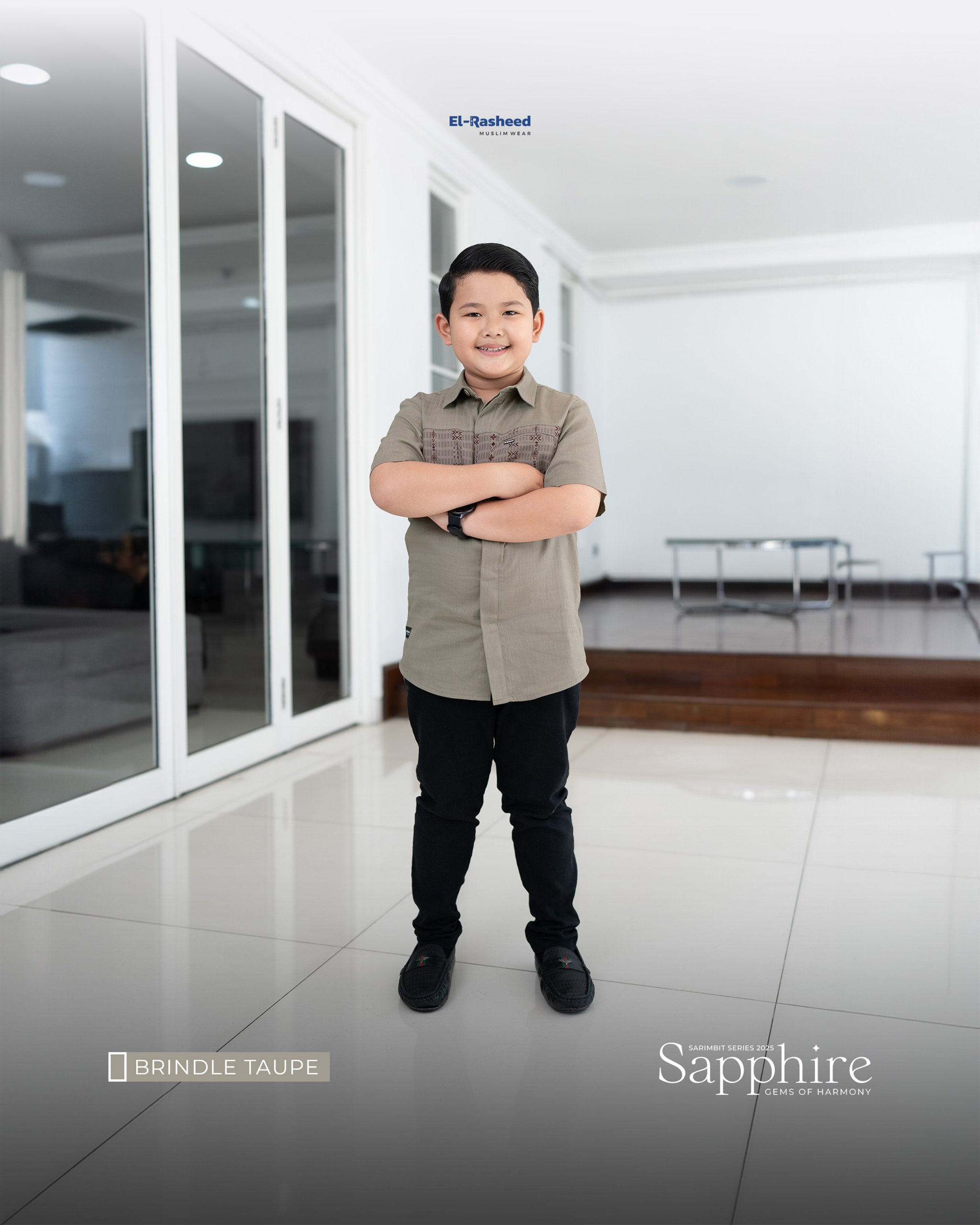 SAPPHIRE KEMEJA KIDS GRADE B