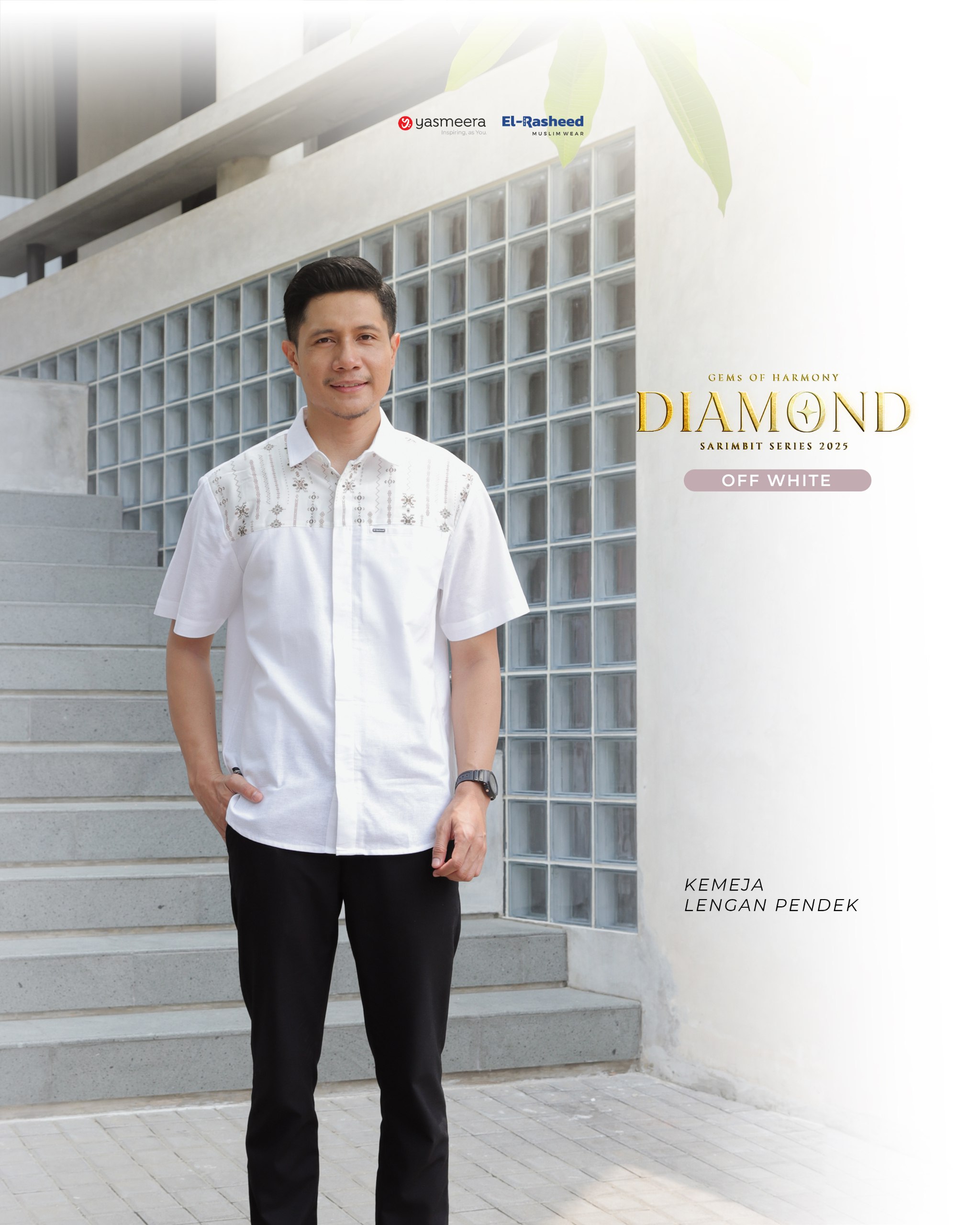 KEMEJA DIAMOND DEWASA LENGAN PENDEK GRADE B