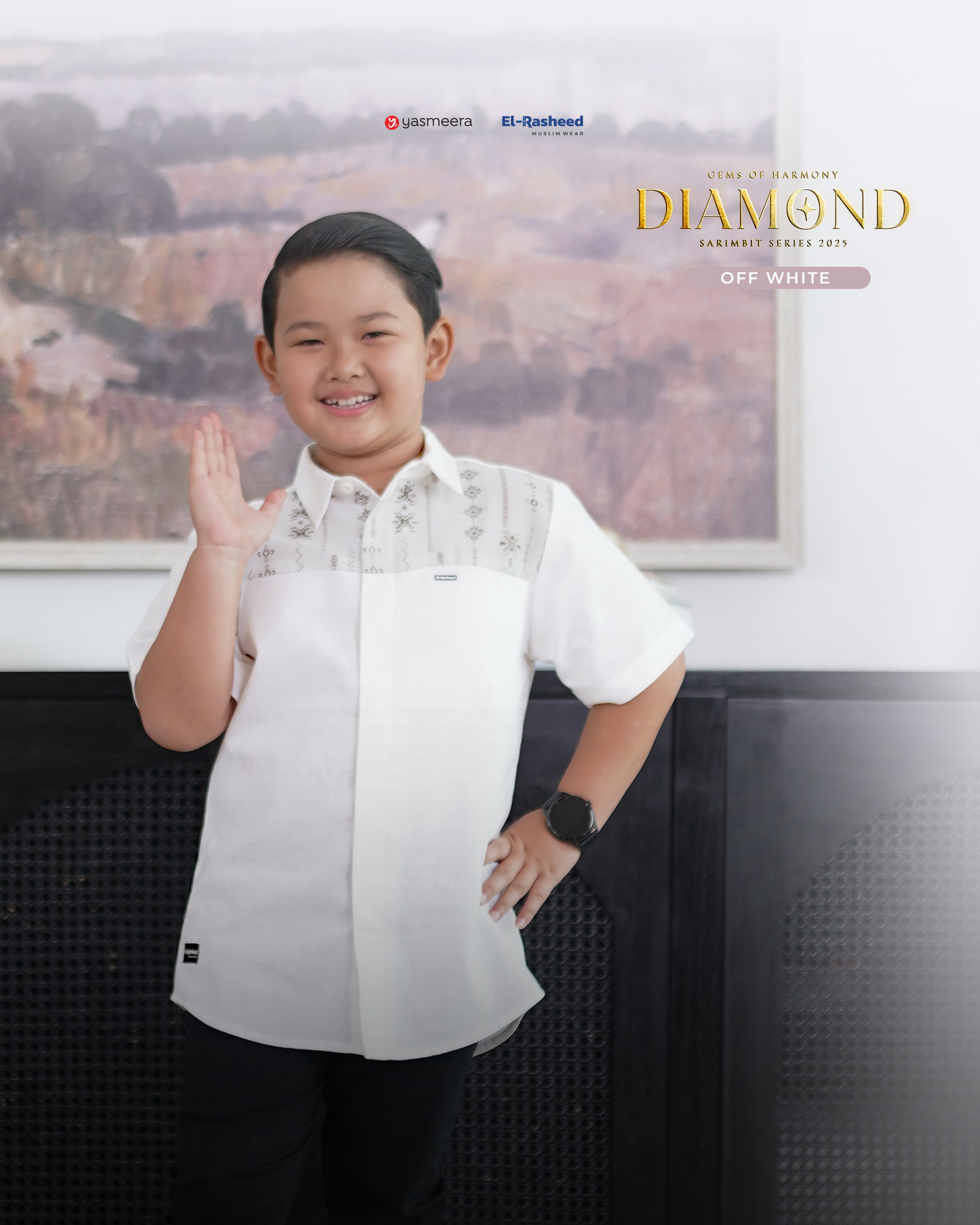 KEMEJA DIAMOND ANAK LENGAN PENDEK GRADE B