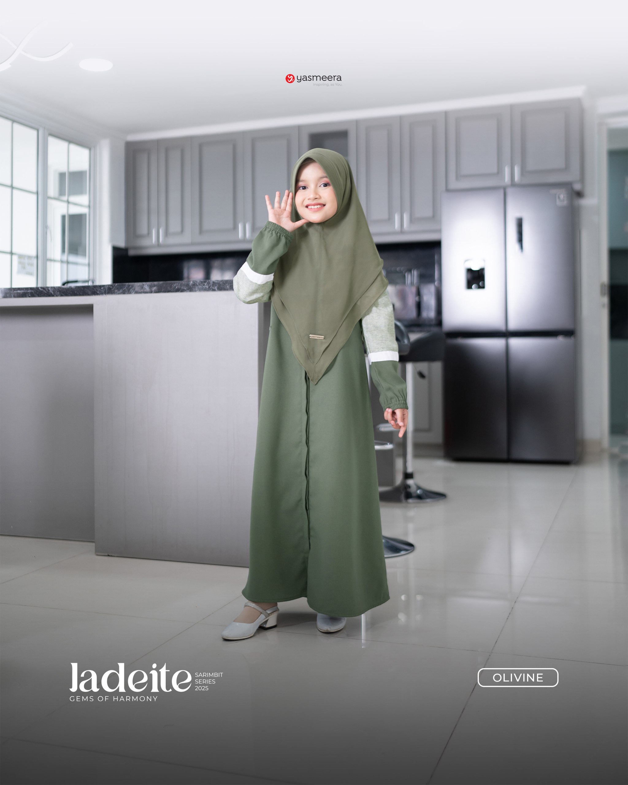 JADEITE DRESS KIDS GRADE B