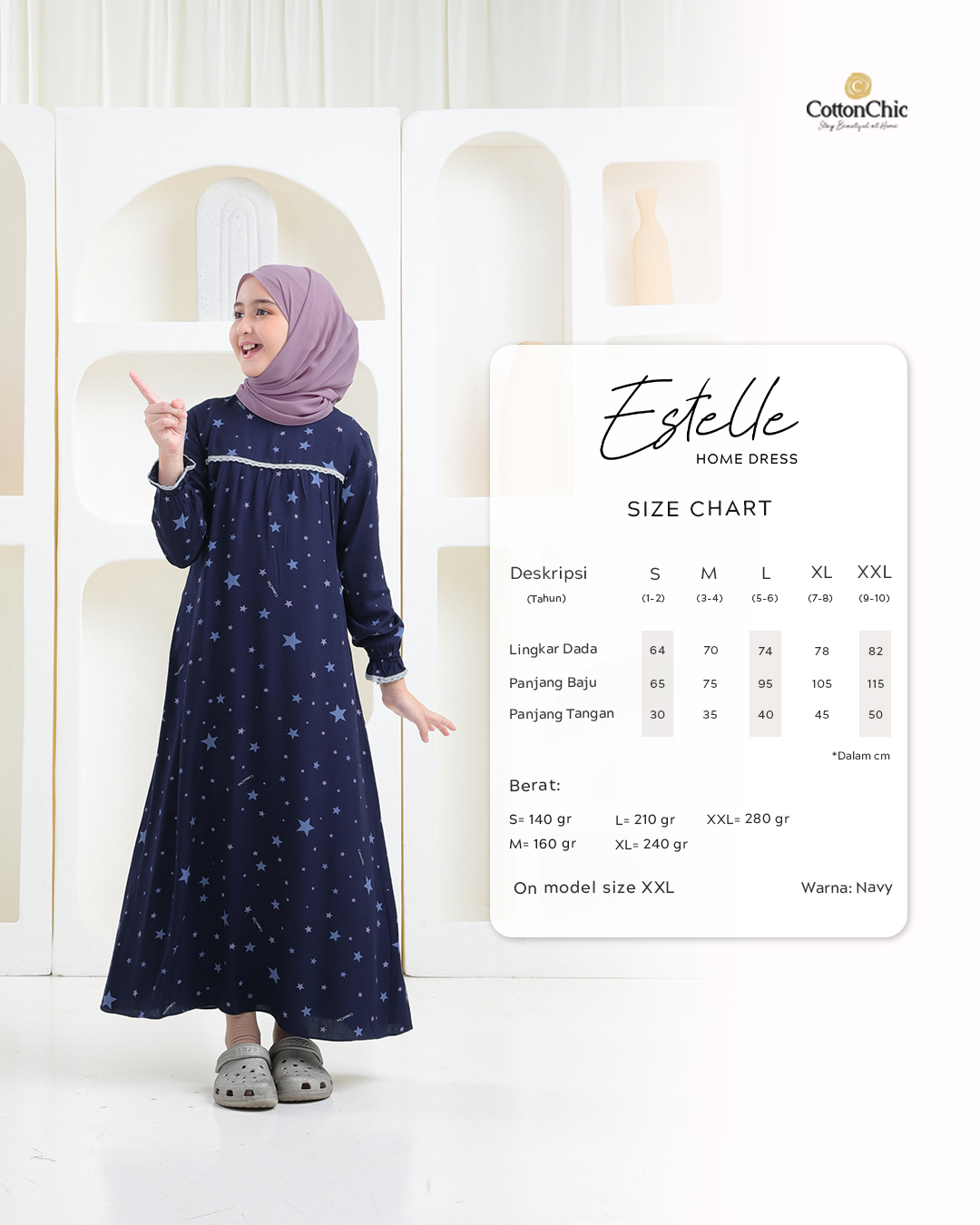 HOMEDRESS ESTELLE ANAK GRADE B