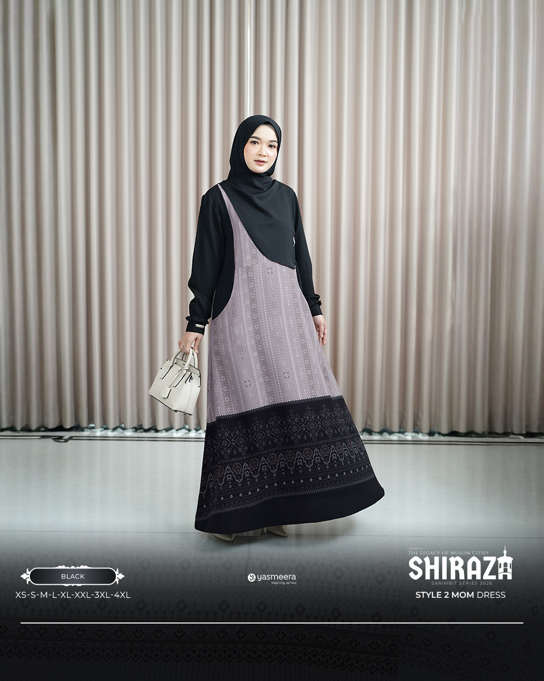 GAMIS SHIRAZA STYLE 2 DEWASA GRADE B