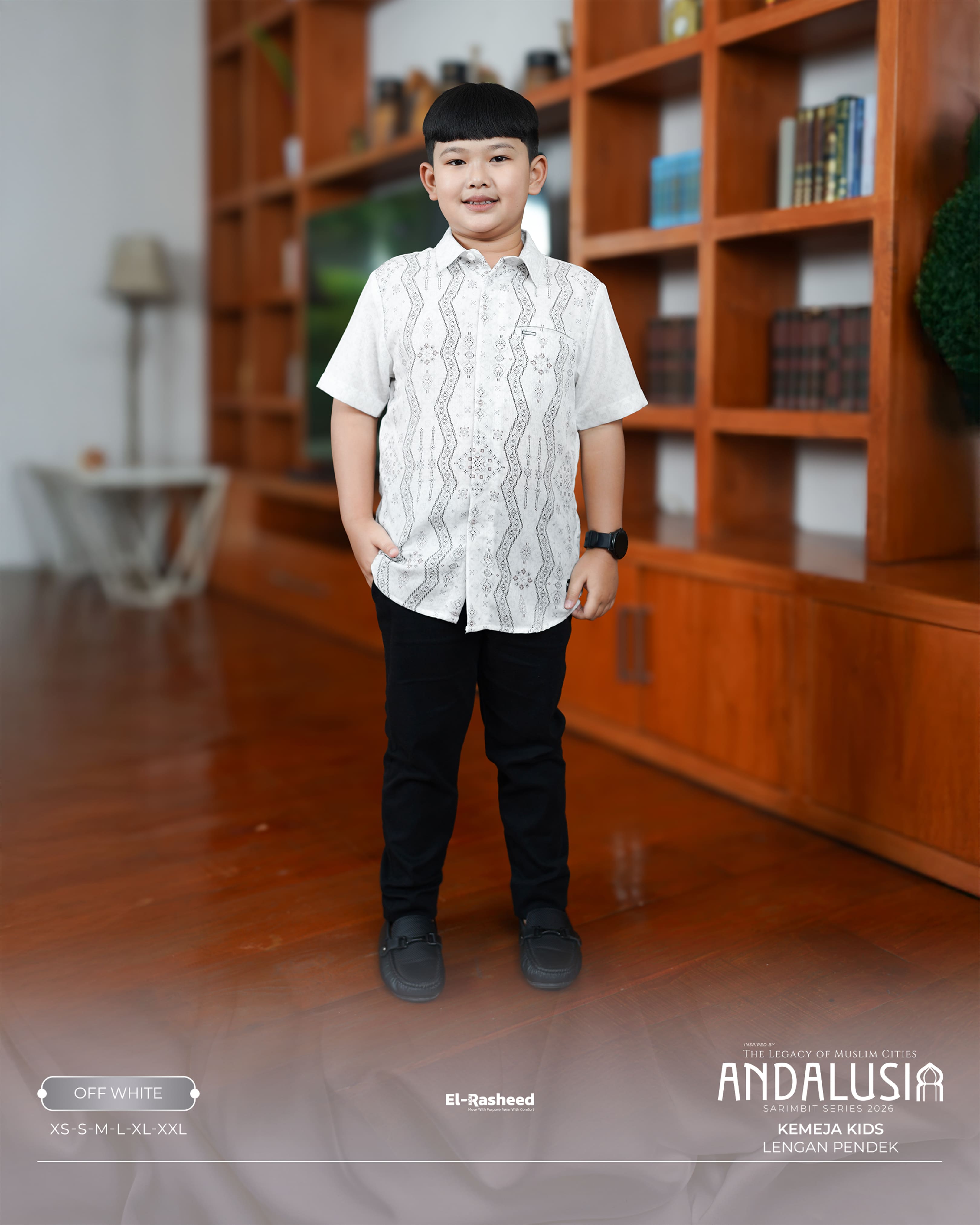 KEMEJA ANDALUSIA ANAK GRADE B