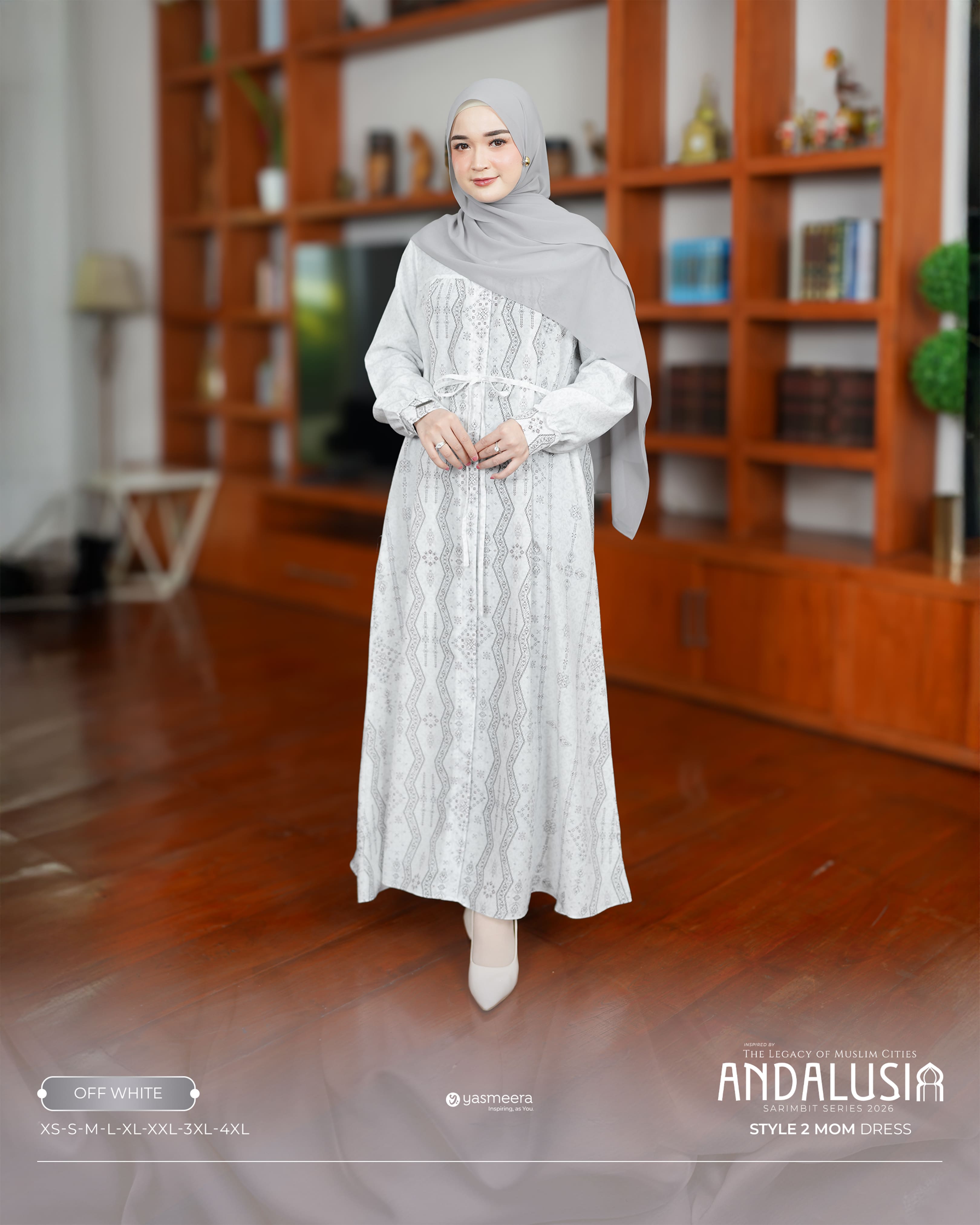 GAMIS ANDALUSIA STYLE 2 DEWASA GRADE B