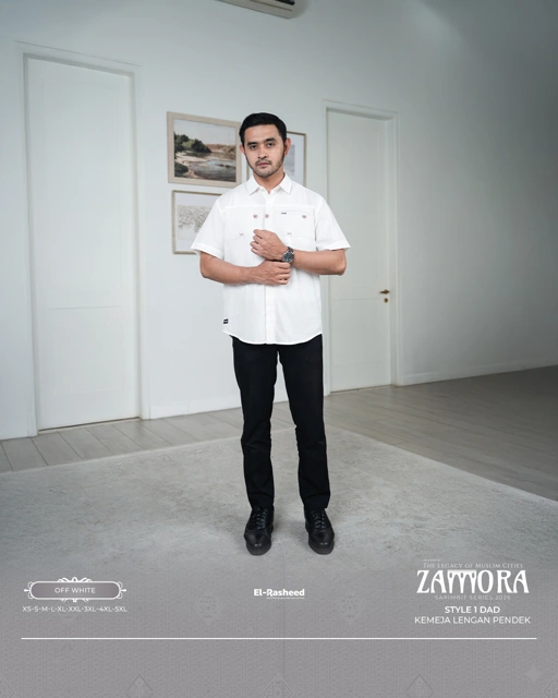 Image of KEMEJA ZAMORA LENGAN PENDEK DEWASA GRADE B