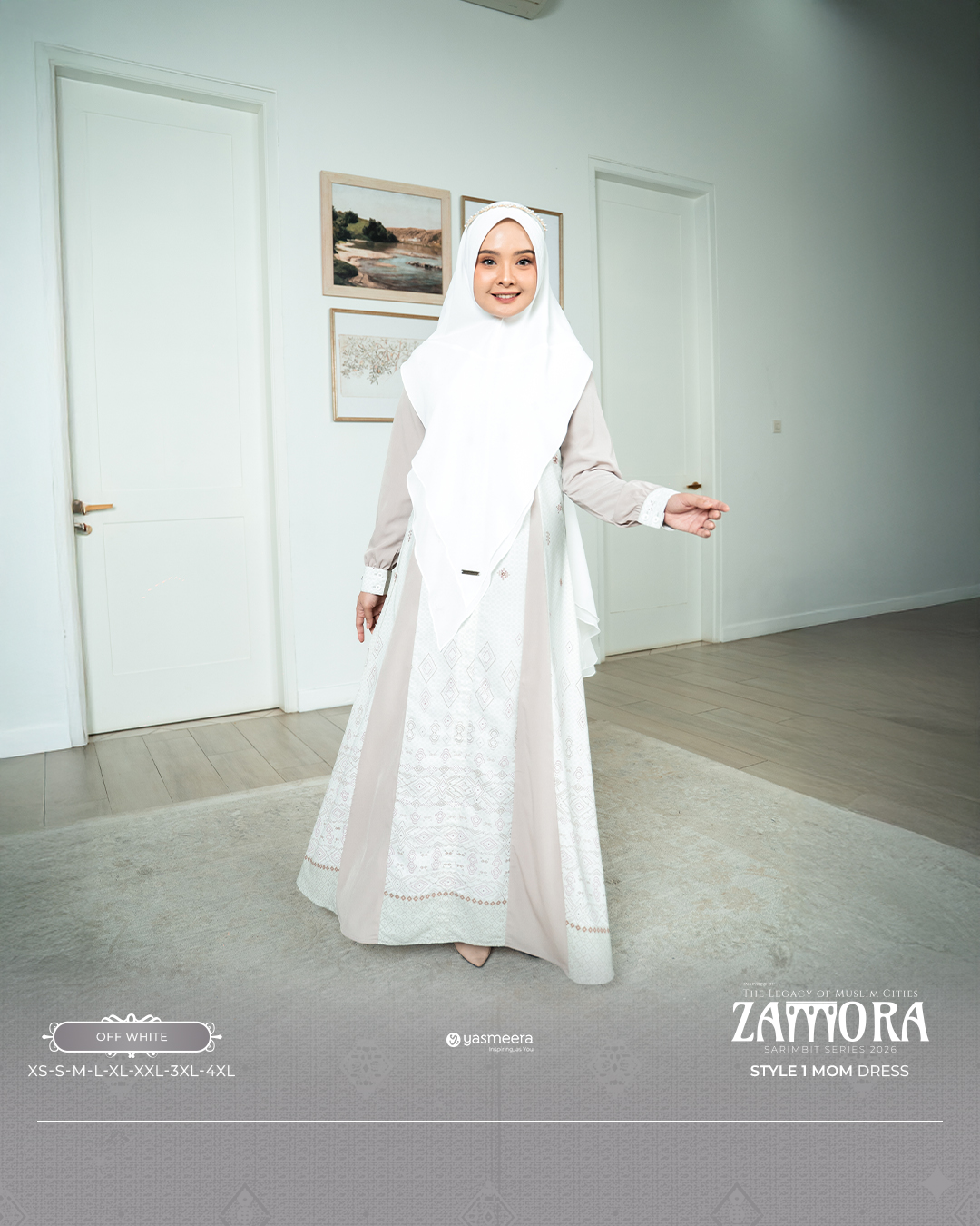 GAMIS ZAMORA STYLE 1 DEWASA GRADE B