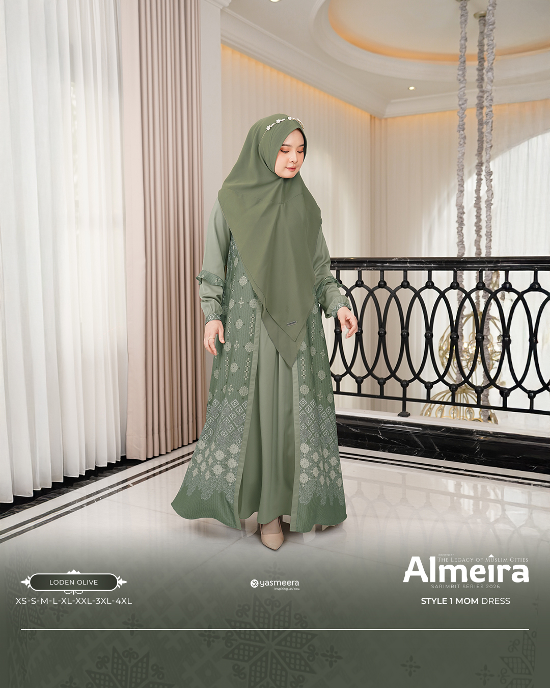 GAMIS ALMEIRA STYLE 1 DEWASA GRADE B