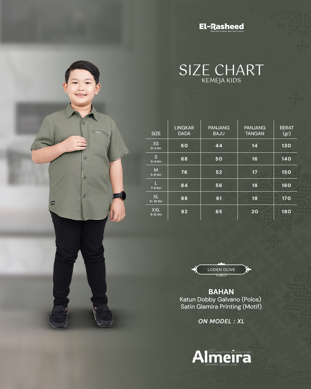 KEMEJA ALMEIRA ANAK GRADE B