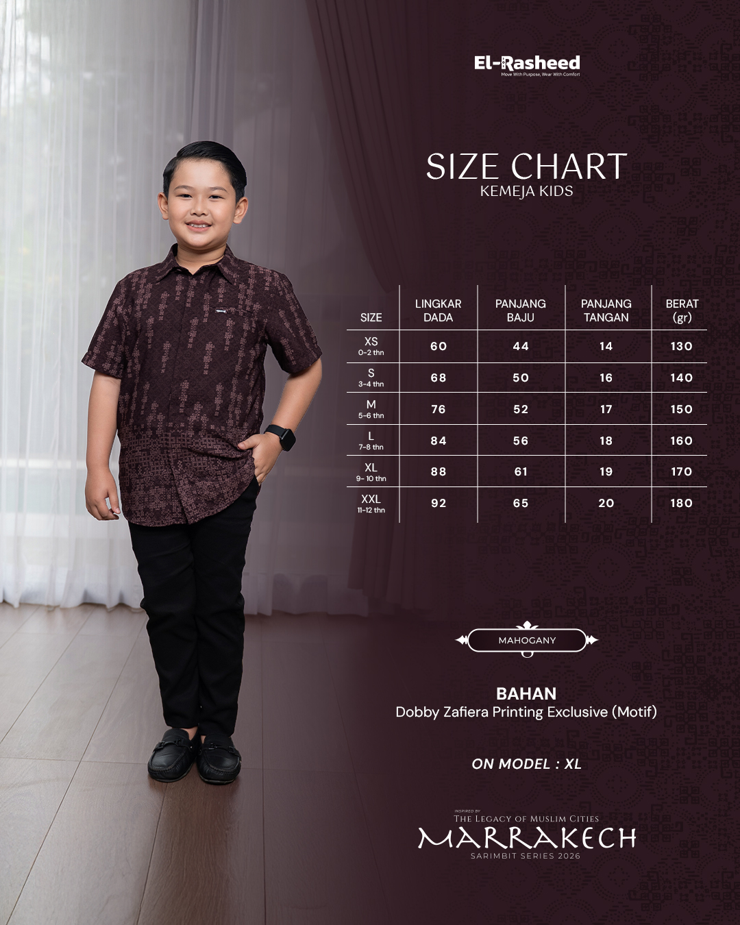 KEMEJA MARRAKECH ANAK GRADE B