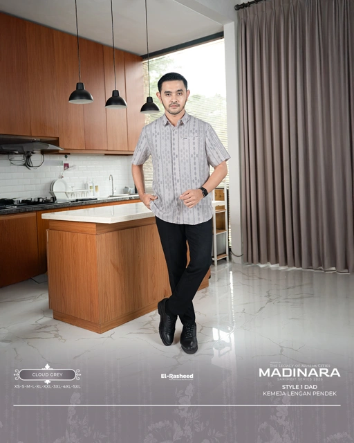 KEMEJA MADINARA LENGAN PENDEK DEWASA GRADE B