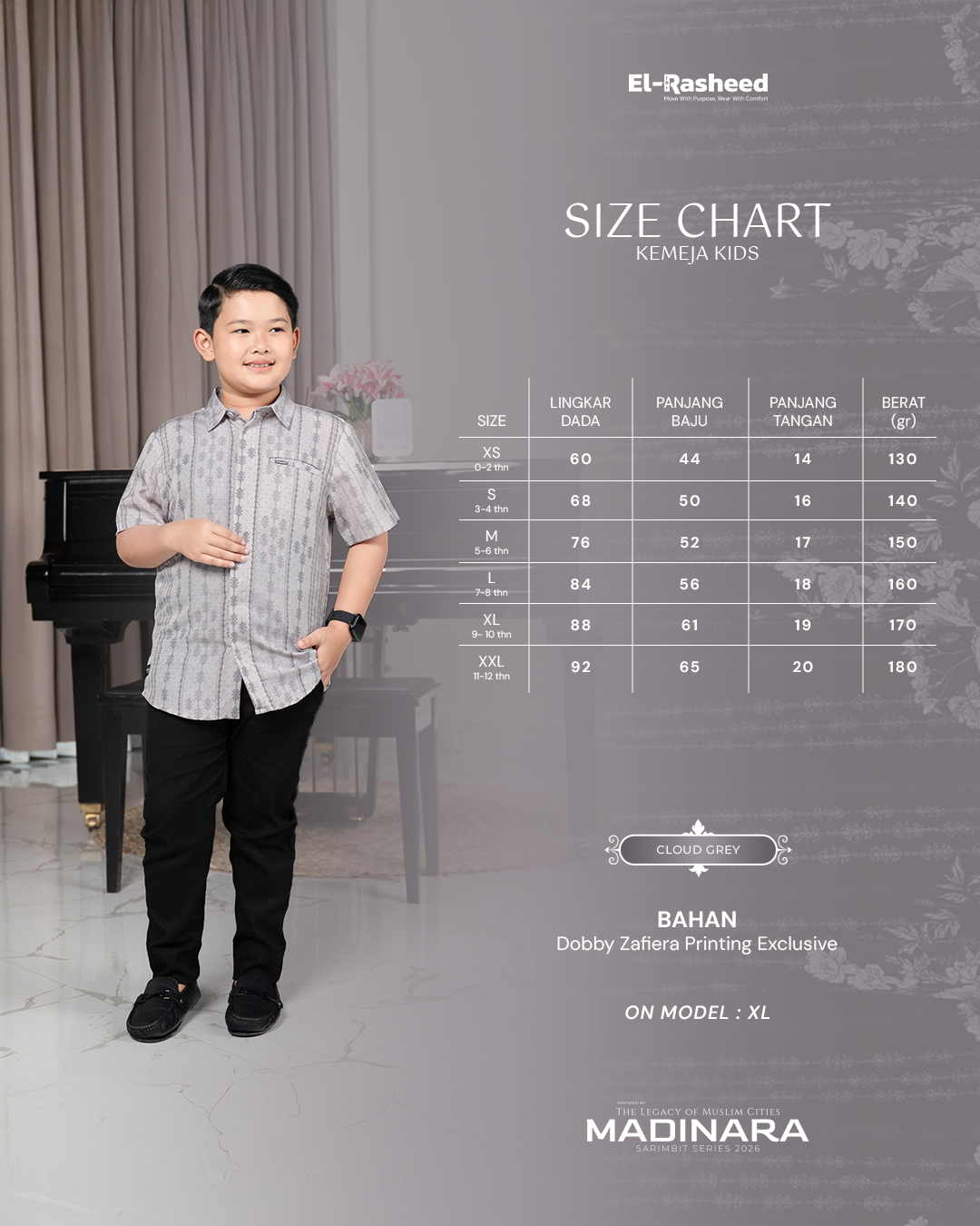 KEMEJA MADINARA ANAK GRADE B