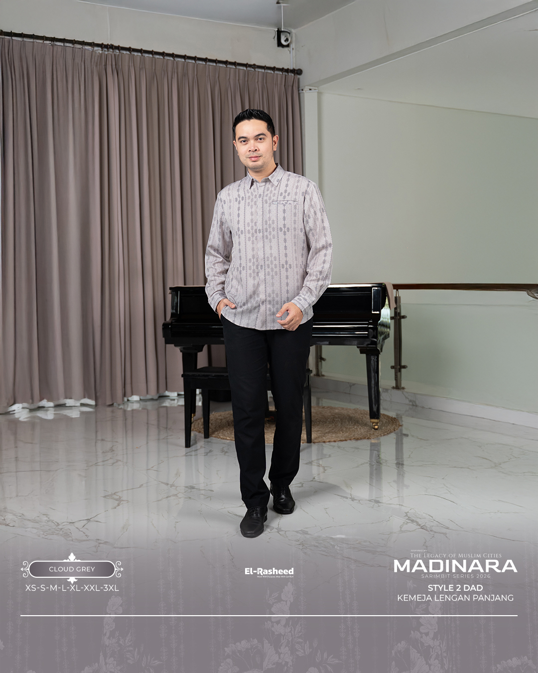 KEMEJA MADINARA LENGAN PANJANG DEWASA GRADE B