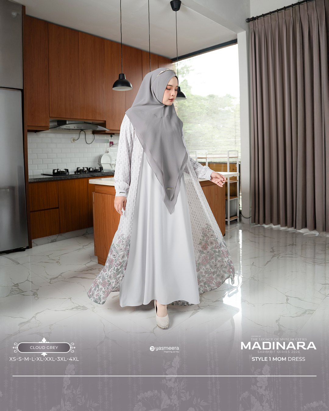GAMIS MADINARA STYLE 1 DEWASA GRADE B