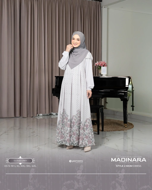 GAMIS MADINARA STYLE 2 DEWASA GRADE B