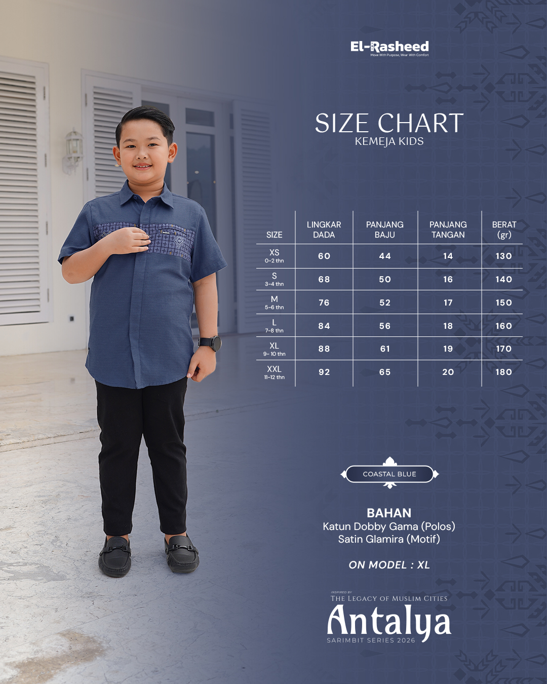 KEMEJA ANTALYA ANAK GRADE B