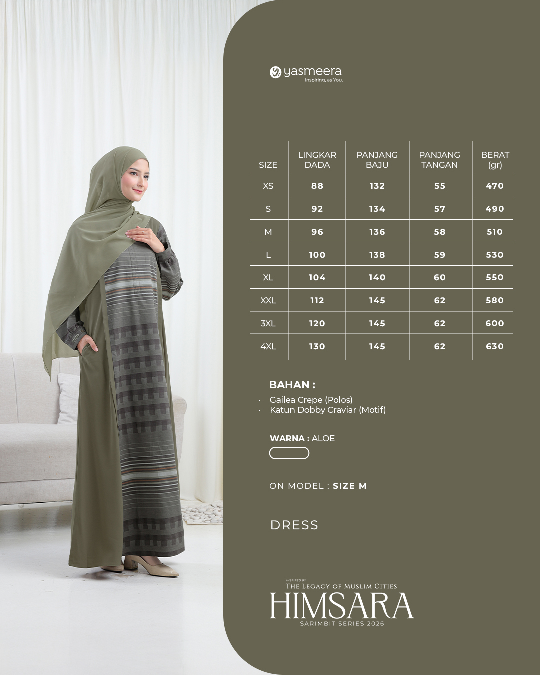 GAMIS HIMSARA DEWASA GRADE B