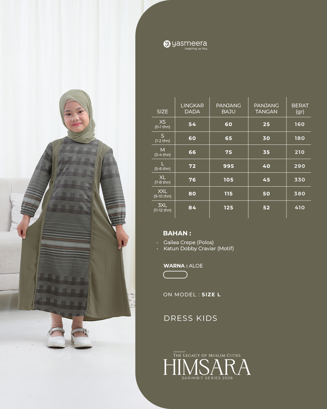 GAMIS HIMSARA ANAK GRADE B