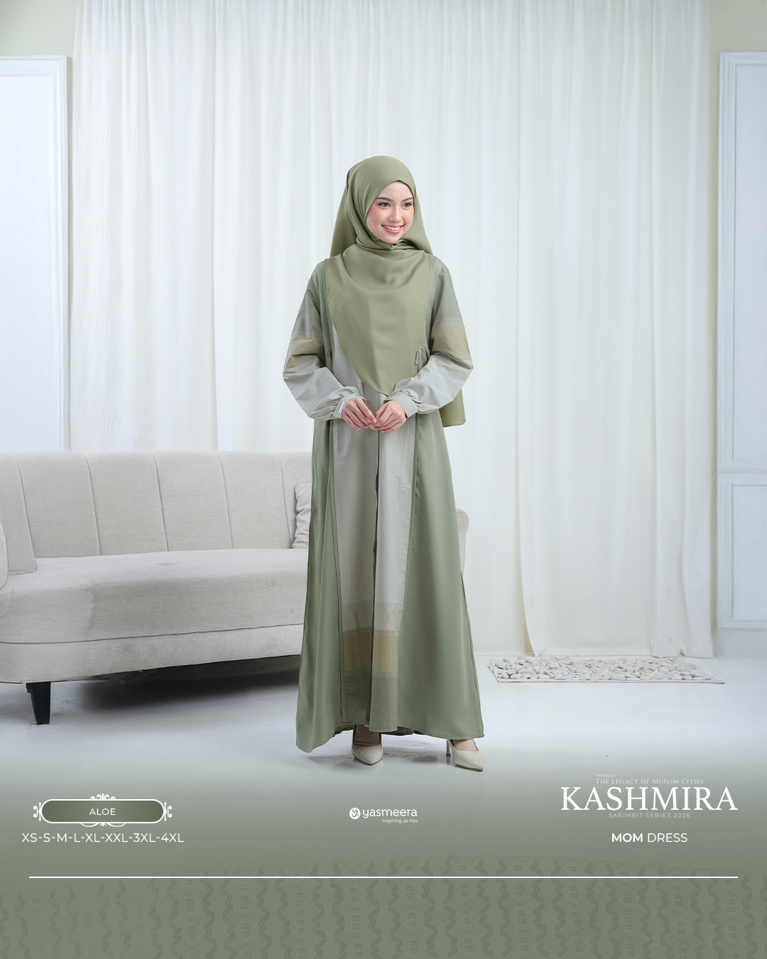 GAMIS KASHMIRA DEWASA GRADE B