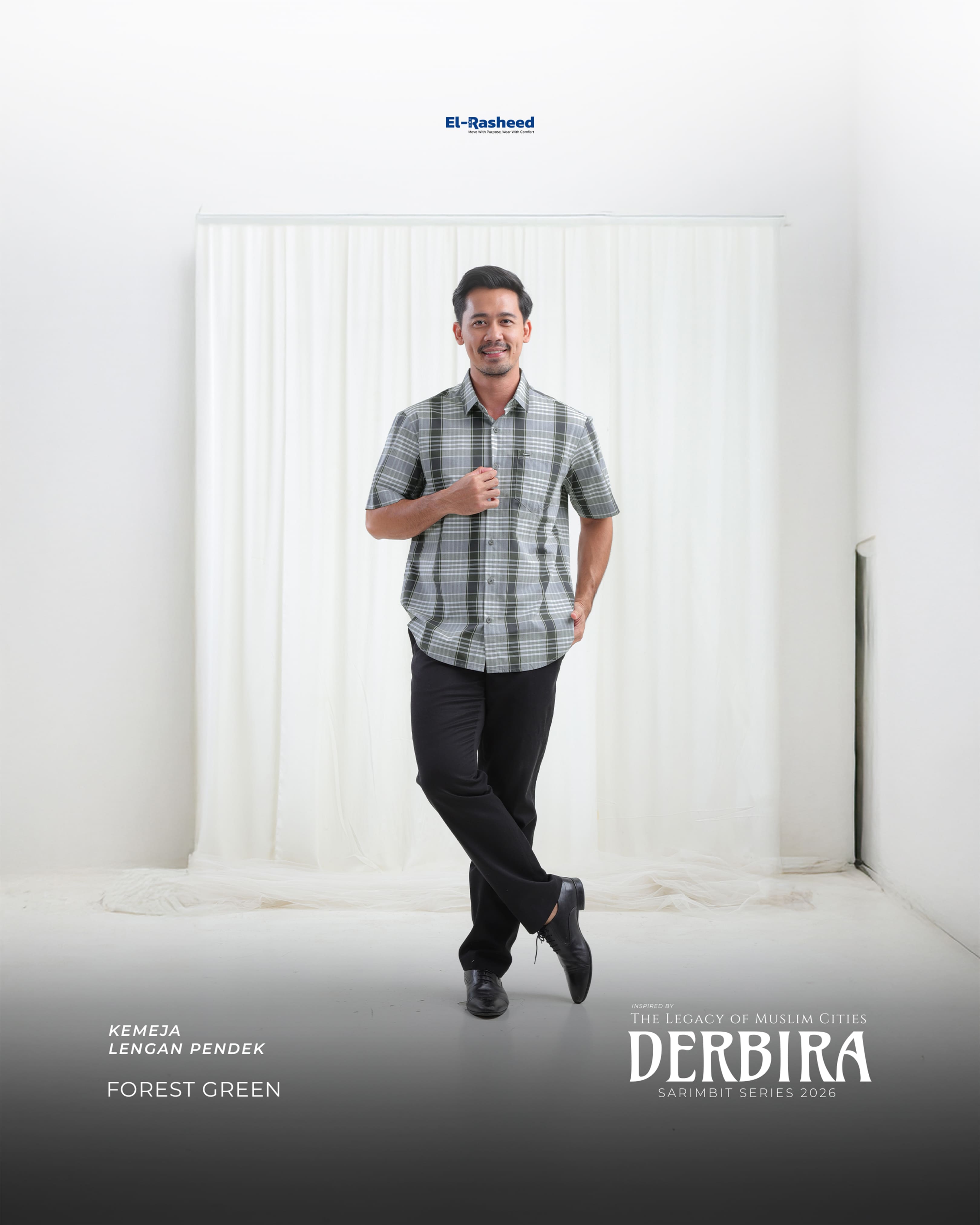 KEMEJA DERBIRA LENGAN PENDEK DEWASA GRADE B