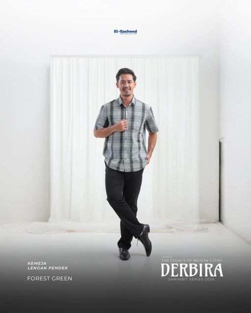 KEMEJA DERBIRA LENGAN PENDEK DEWASA GRADE B
