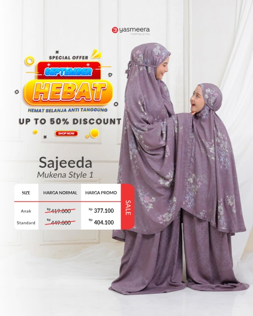 Image of SAJEEDA MUKENA SERIES