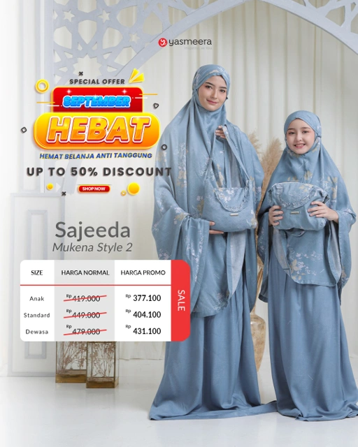 Image of SAJEEDA MUKENA SERIES STYLE 2