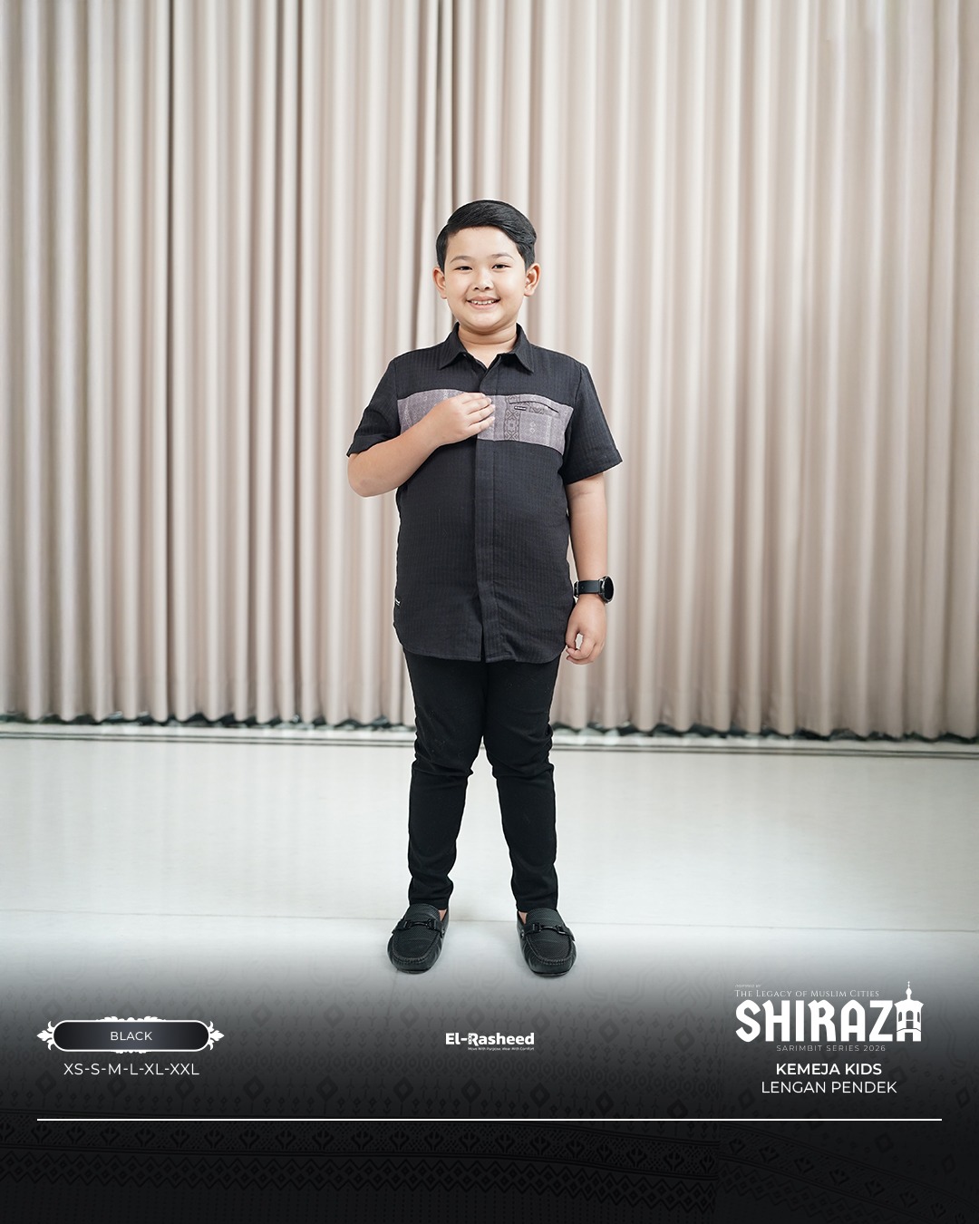SARIMBIT 2026 SHIRAZA SERIES WARNA BLACK