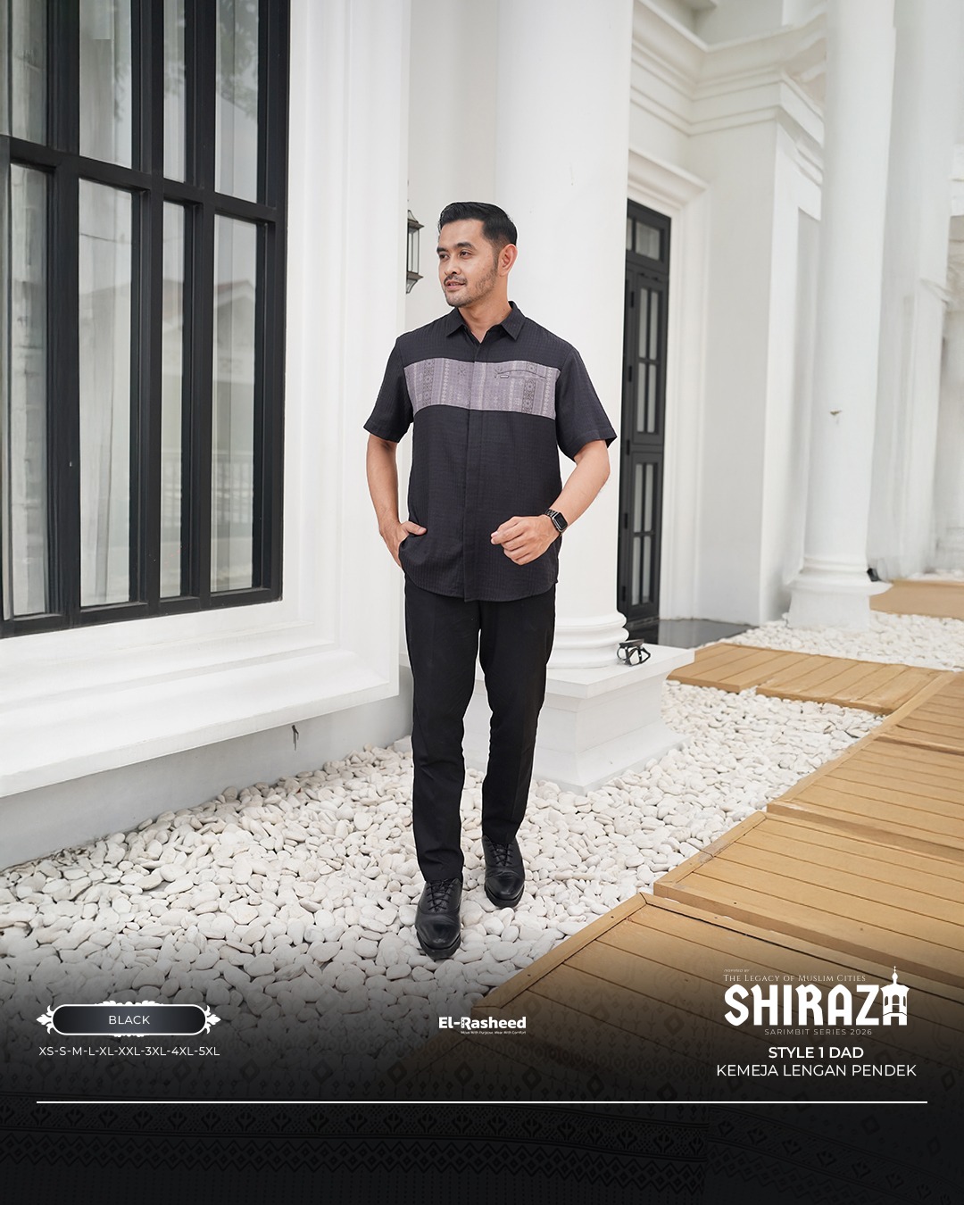 SARIMBIT 2026 SHIRAZA SERIES WARNA BLACK
