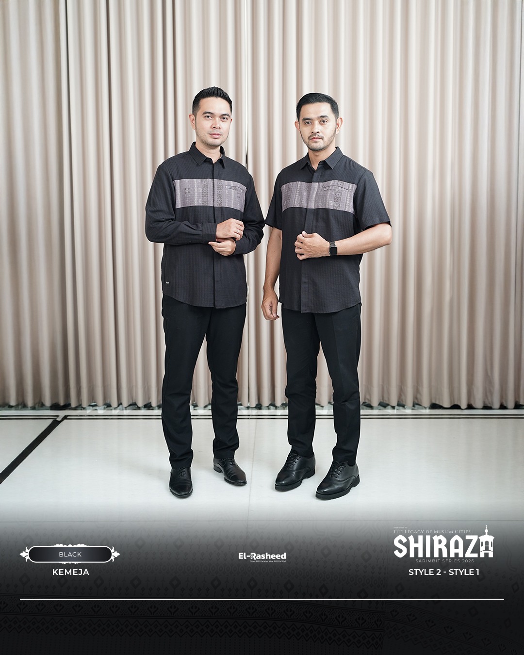 SARIMBIT 2026 SHIRAZA SERIES WARNA BLACK