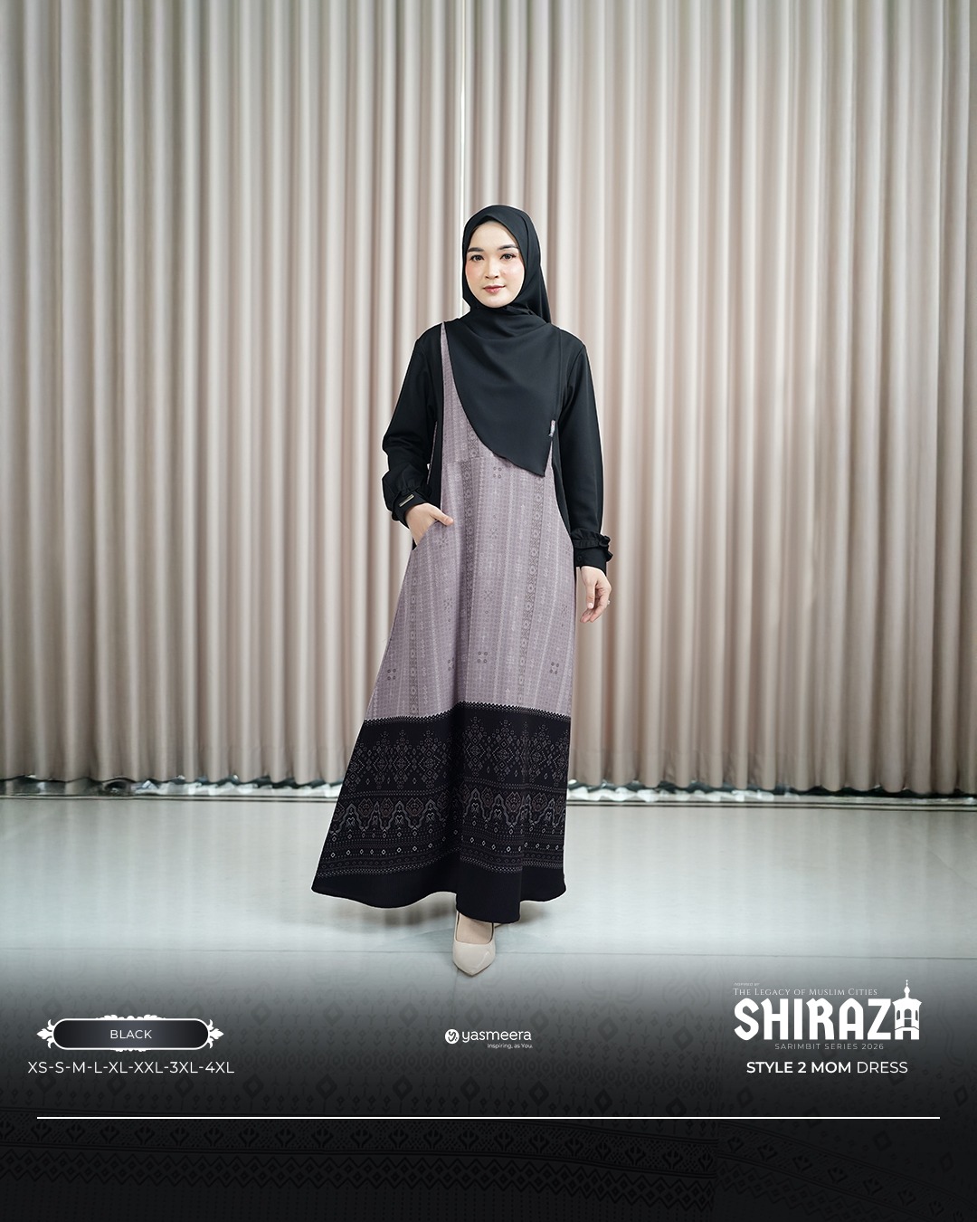 SARIMBIT 2026 SHIRAZA SERIES WARNA BLACK