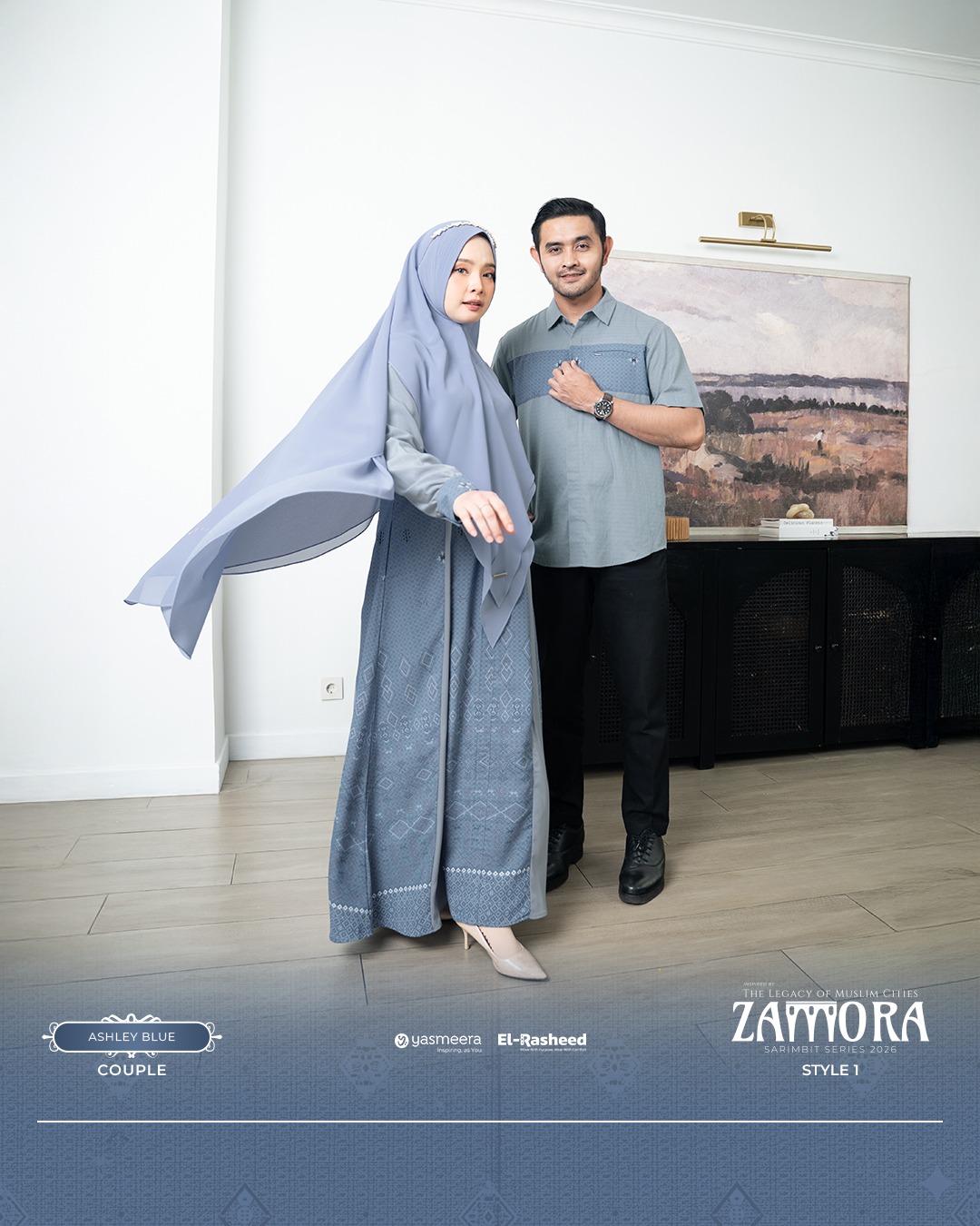 SARIMBIT 2026 ZAMORA SERIES WARNA ASHLEY BLUE