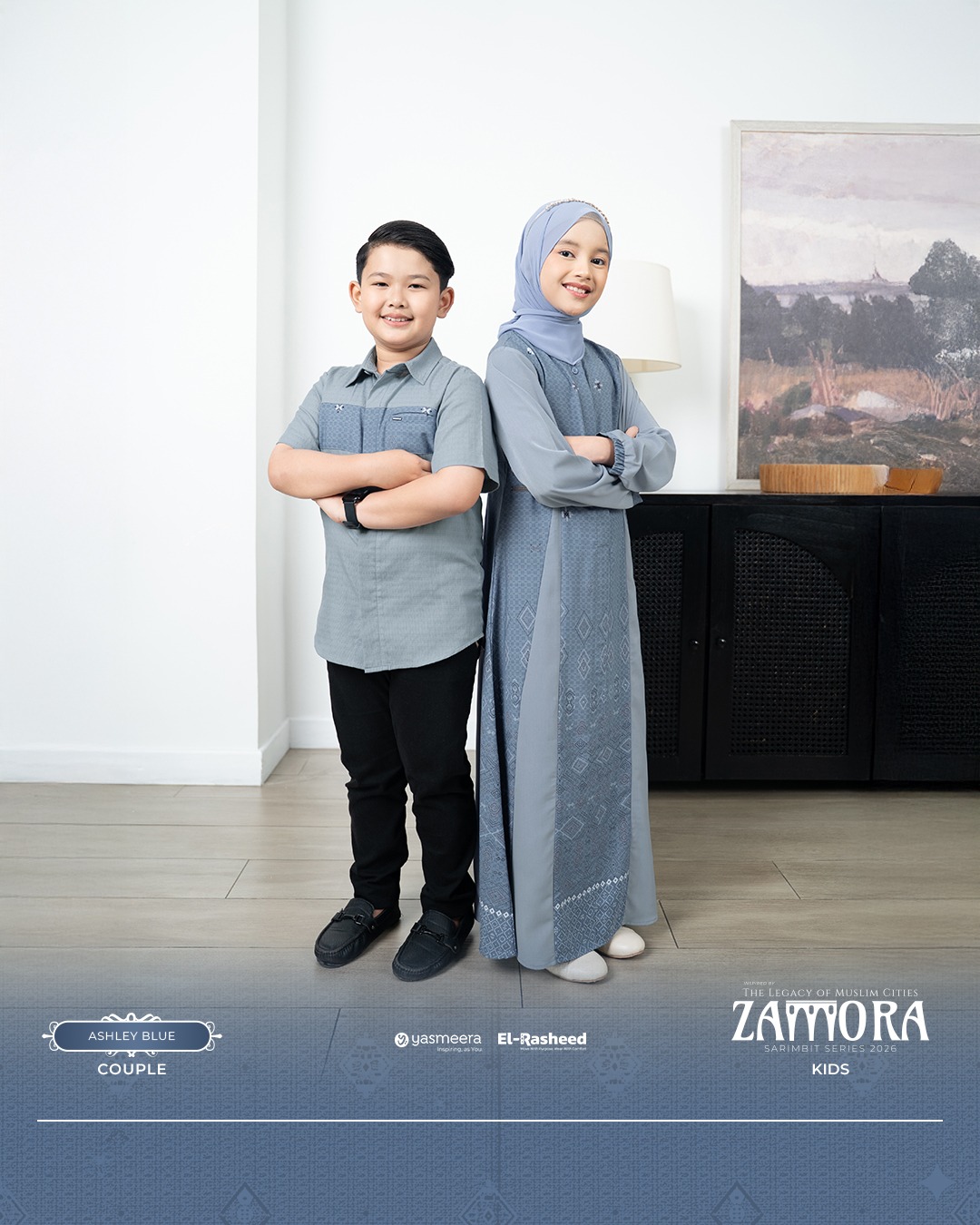 SARIMBIT 2026 ZAMORA SERIES WARNA ASHLEY BLUE