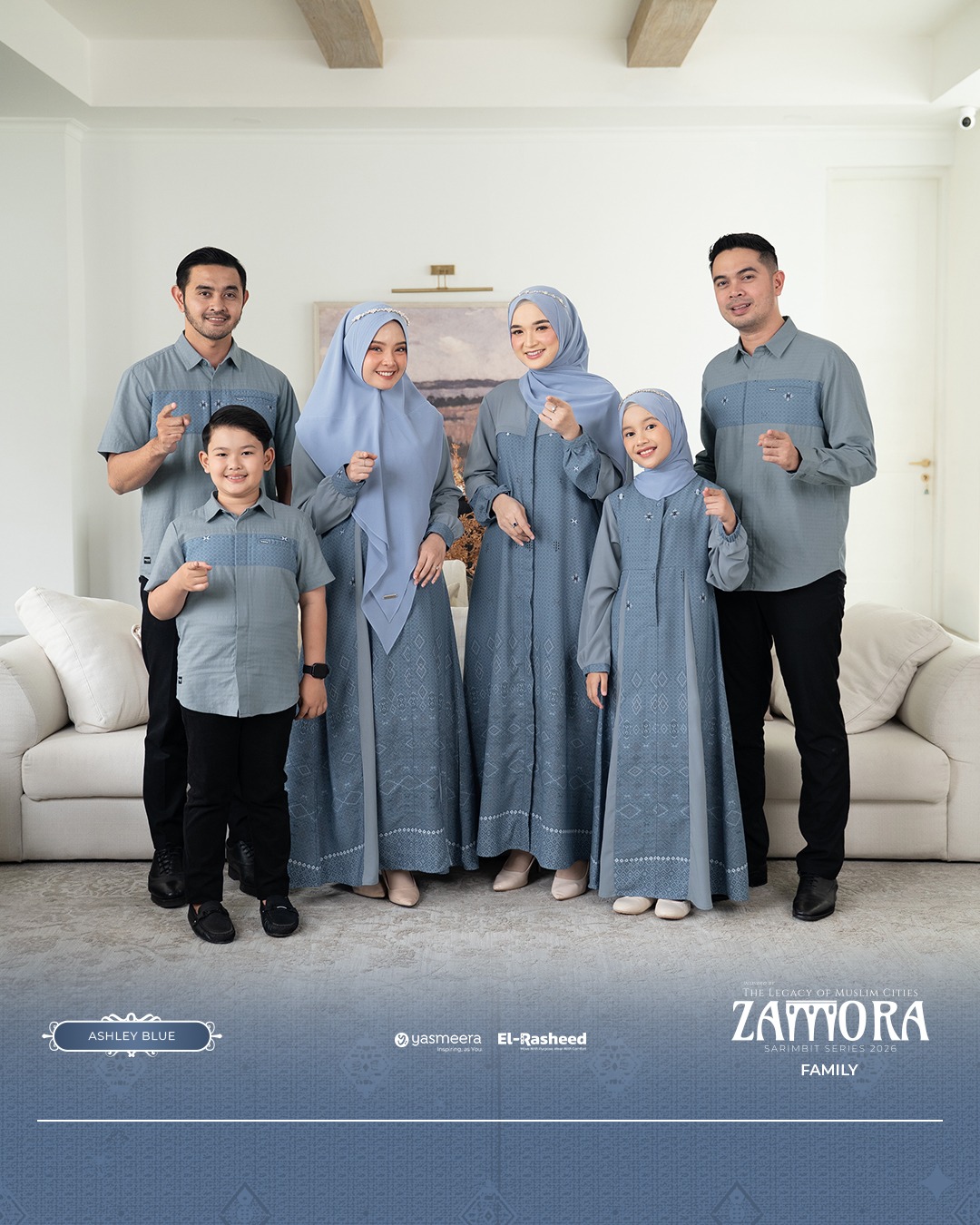 SARIMBIT 2026 ZAMORA SERIES WARNA ASHLEY BLUE