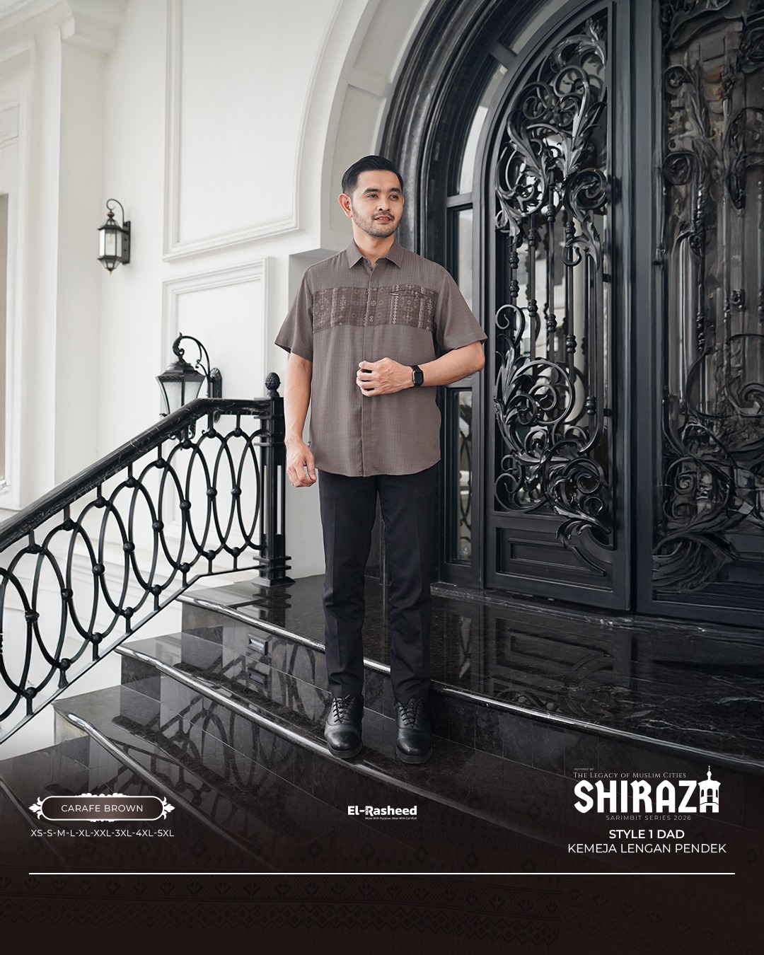 SARIMBIT 2026 SHIRAZA SERIES WARNA CARAFE BROWN