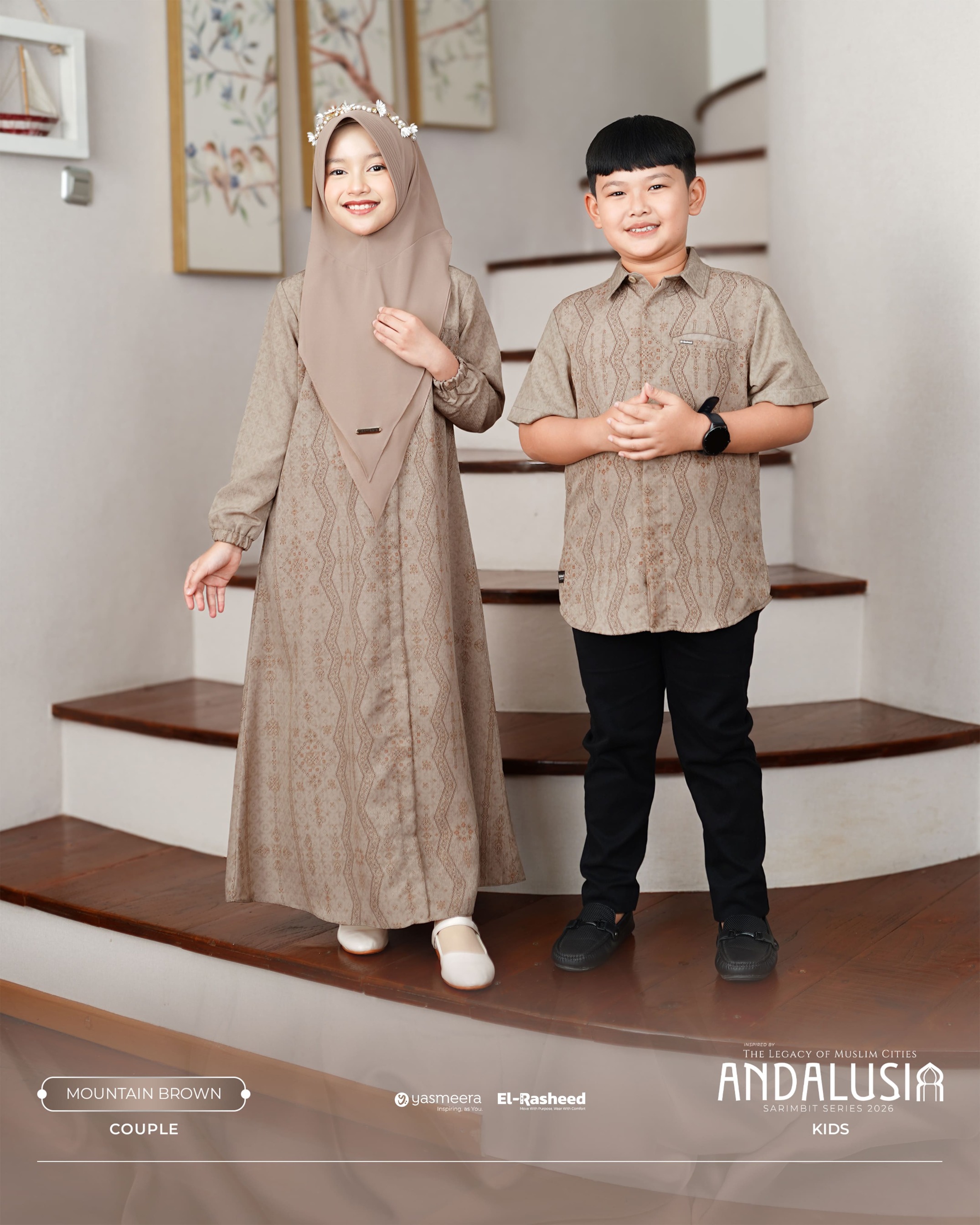 SARIMBIT 2026 ANDALUSIA SERIES WARNA MOUNTAIN BROWN