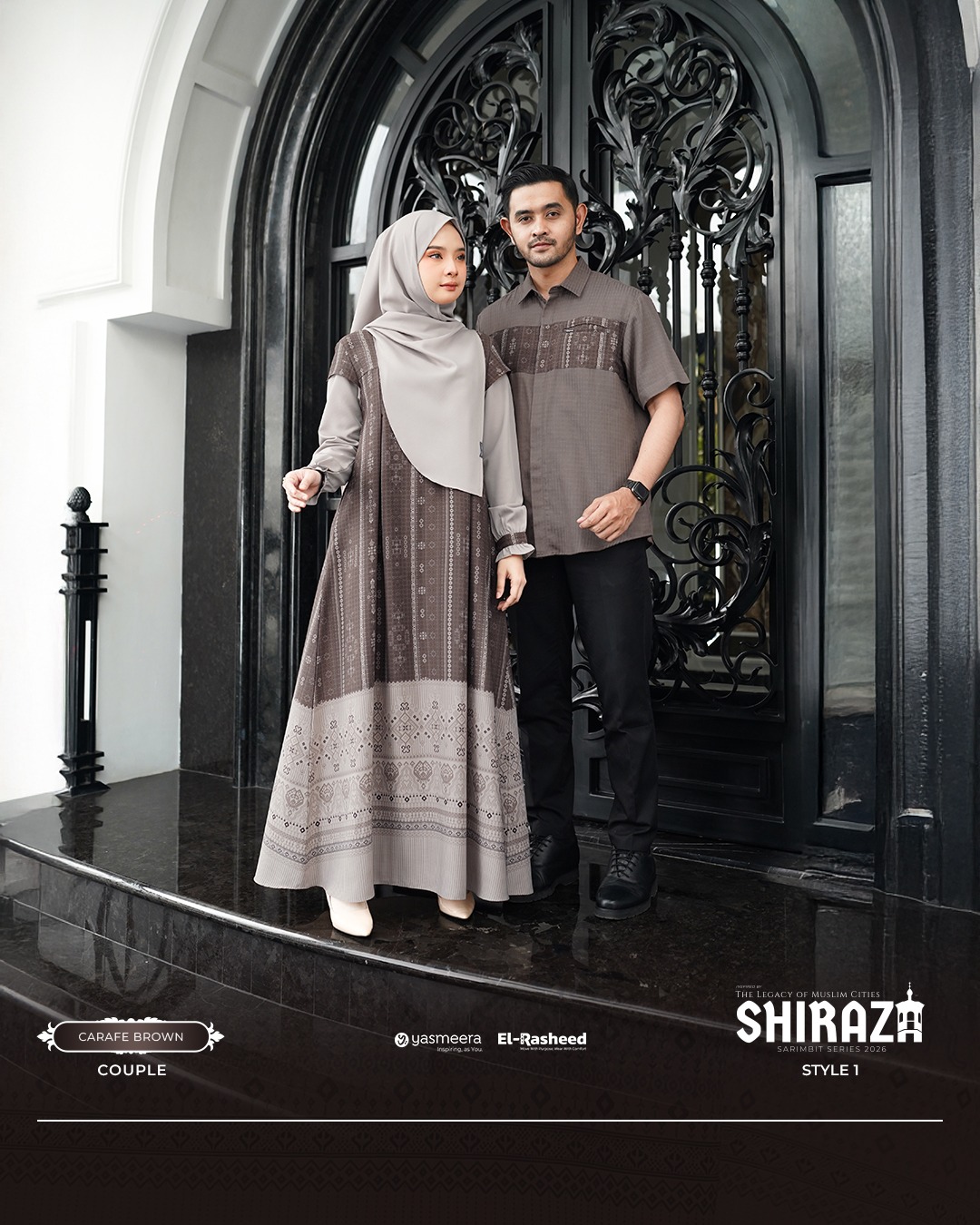 SARIMBIT 2026 SHIRAZA SERIES WARNA CARAFE BROWN