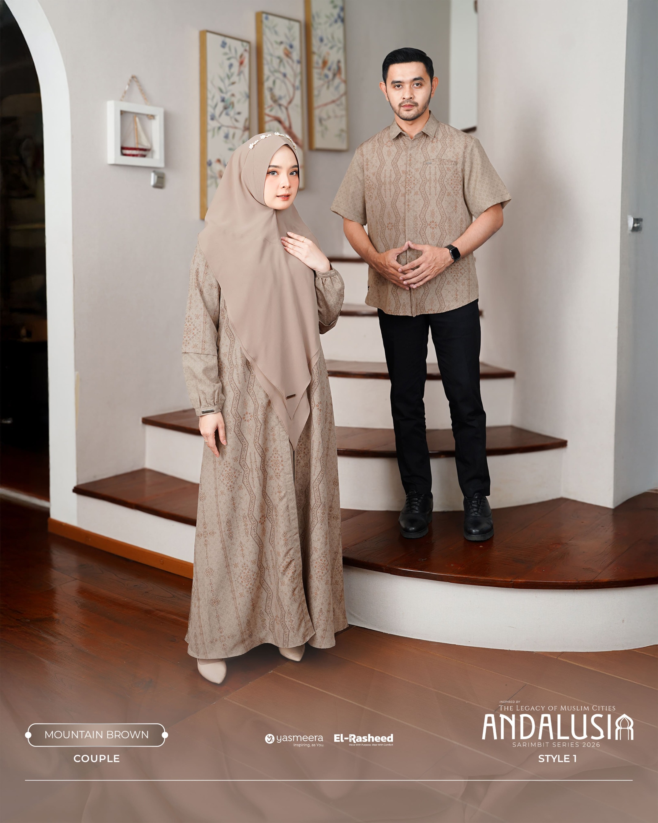SARIMBIT 2026 ANDALUSIA SERIES WARNA MOUNTAIN BROWN