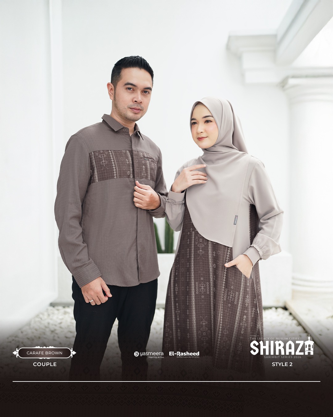 SARIMBIT 2026 SHIRAZA SERIES WARNA CARAFE BROWN
