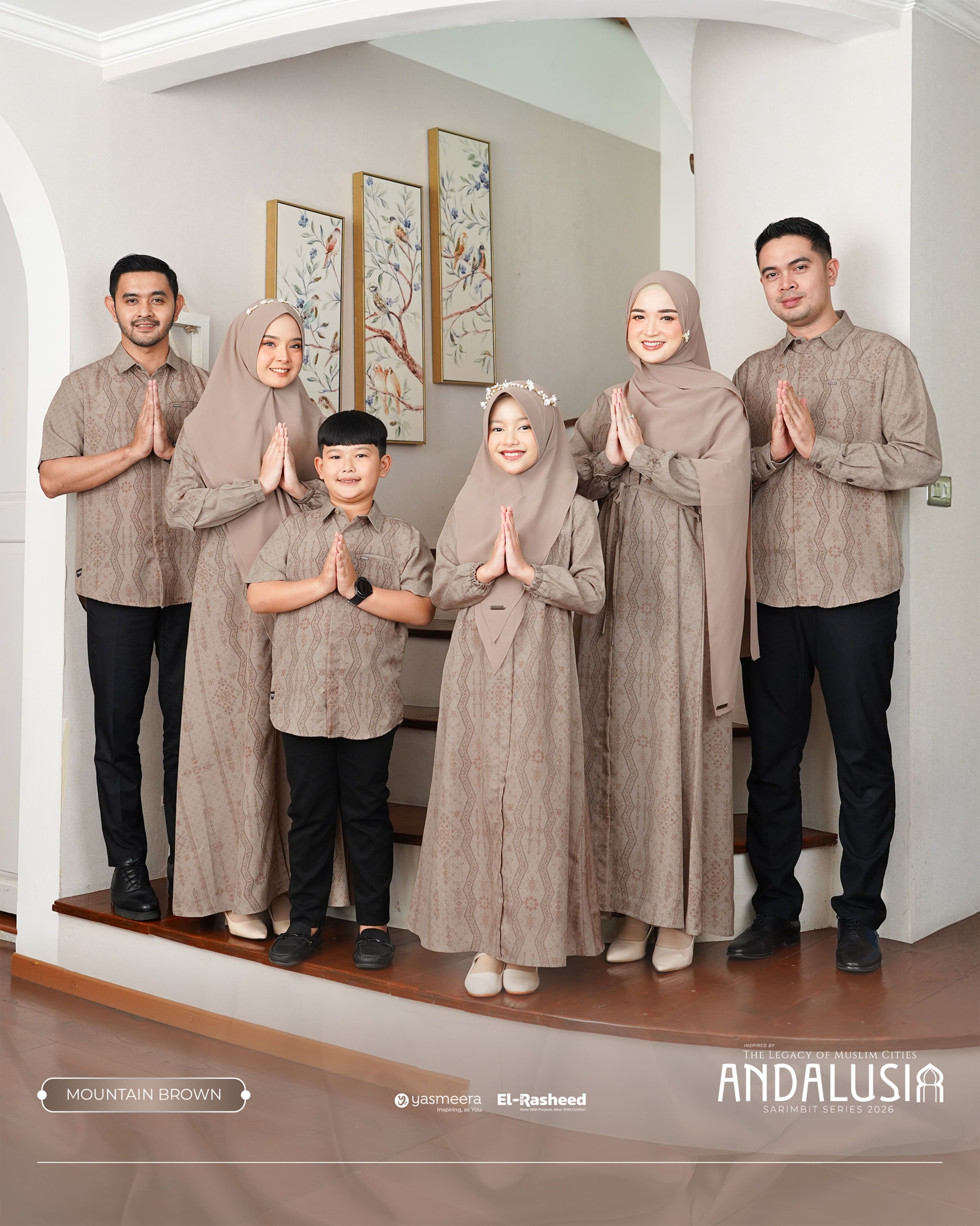 SARIMBIT 2026 ANDALUSIA SERIES WARNA MOUNTAIN BROWN
