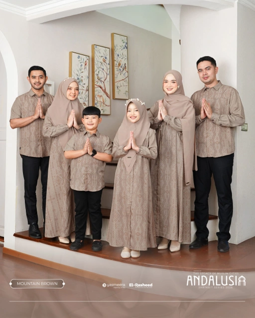 Image of SARIMBIT 2026 ANDALUSIA SERIES WARNA MOUNTAIN BROWN