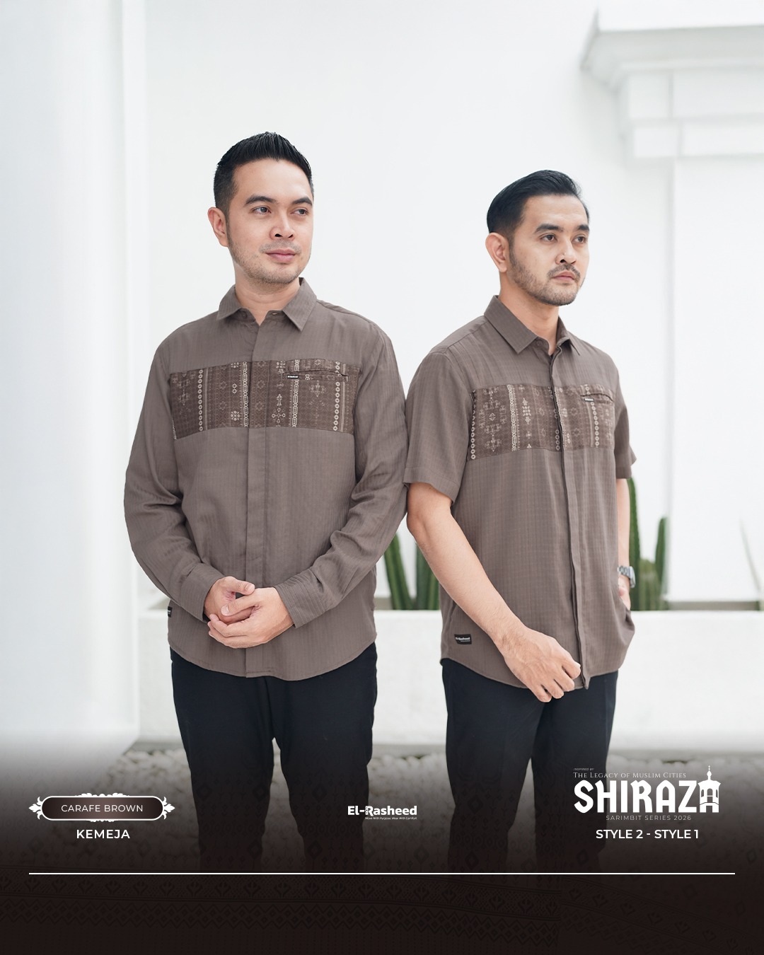 SARIMBIT 2026 SHIRAZA SERIES WARNA CARAFE BROWN