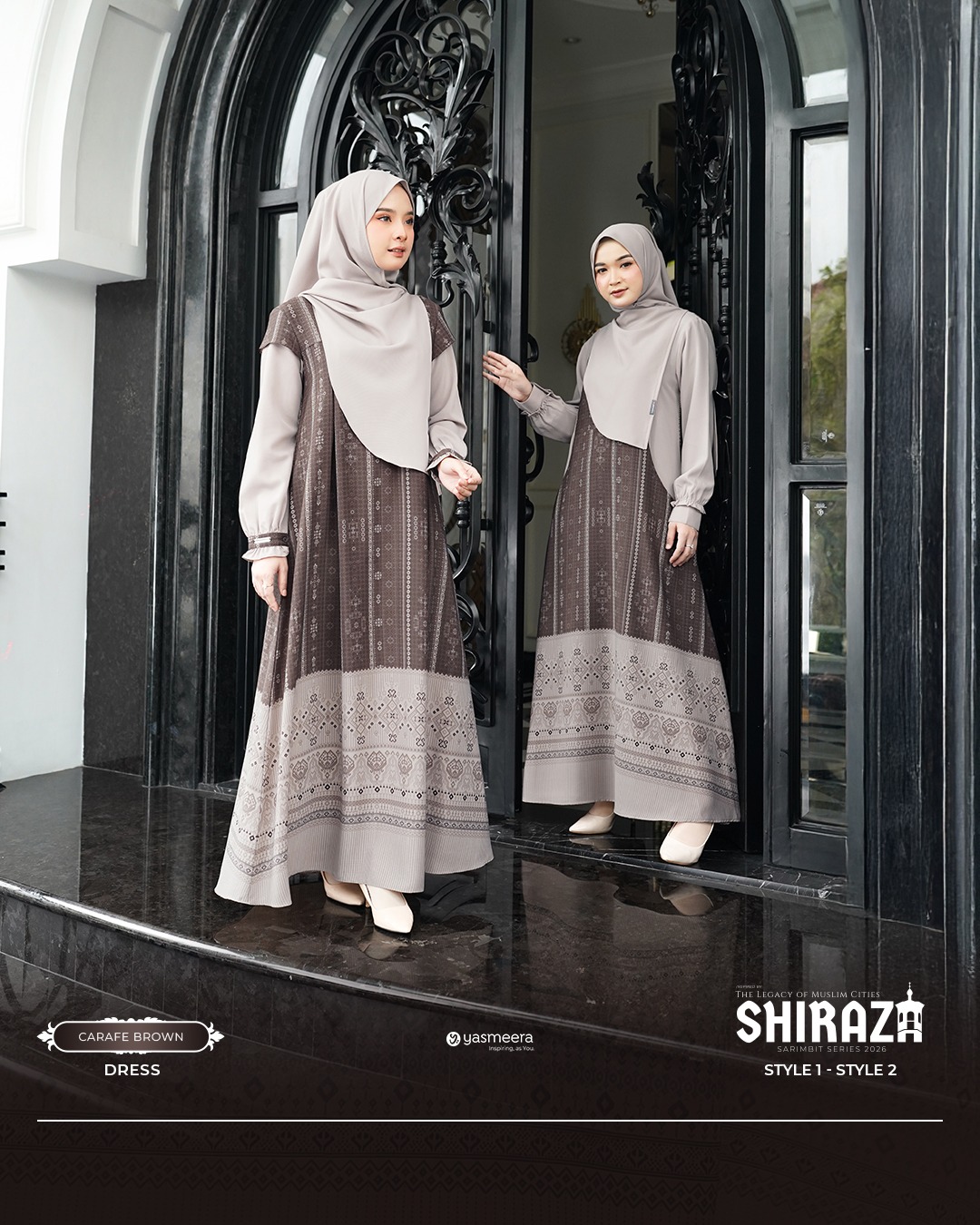 SARIMBIT 2026 SHIRAZA SERIES WARNA CARAFE BROWN