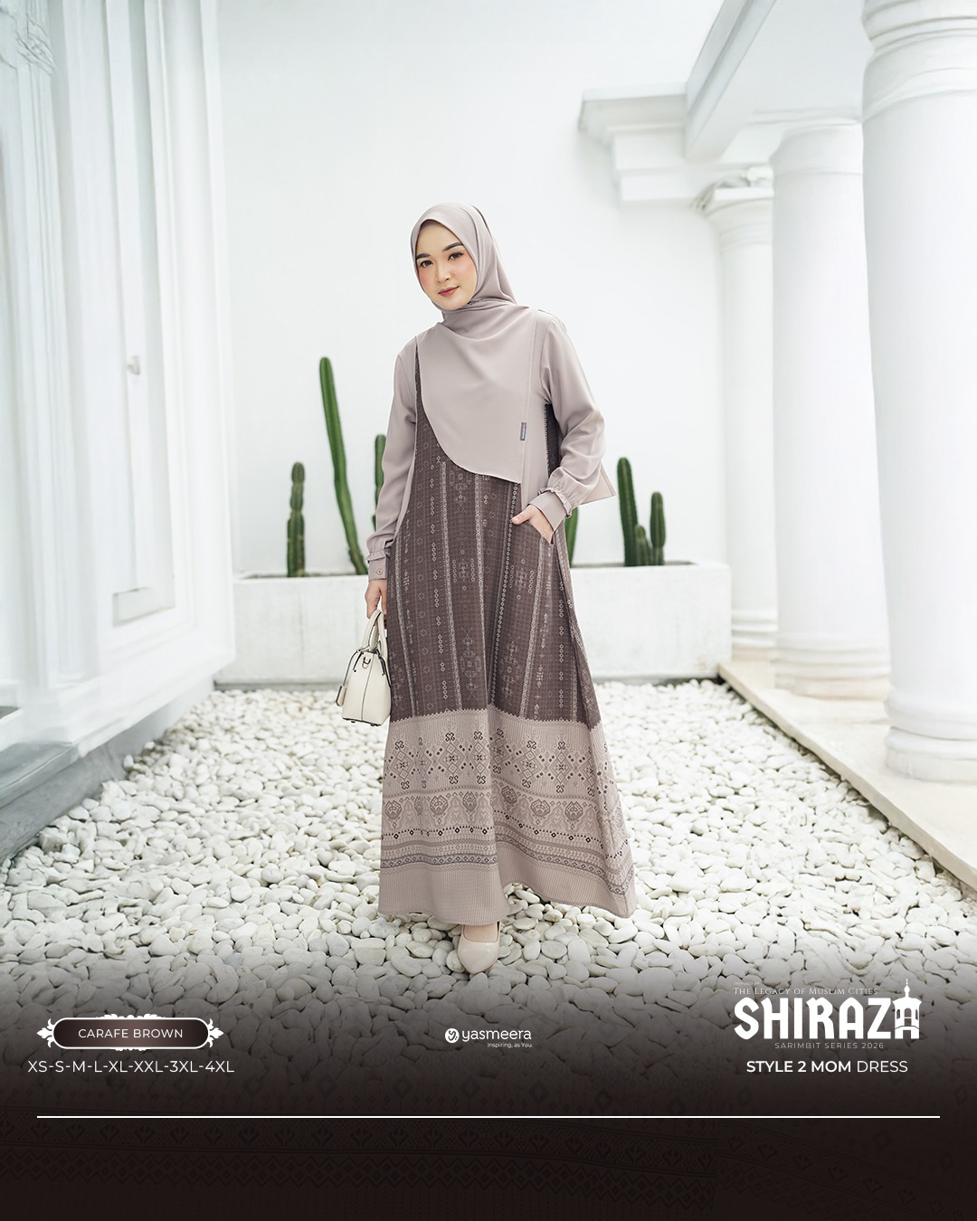 SARIMBIT 2026 SHIRAZA SERIES WARNA CARAFE BROWN